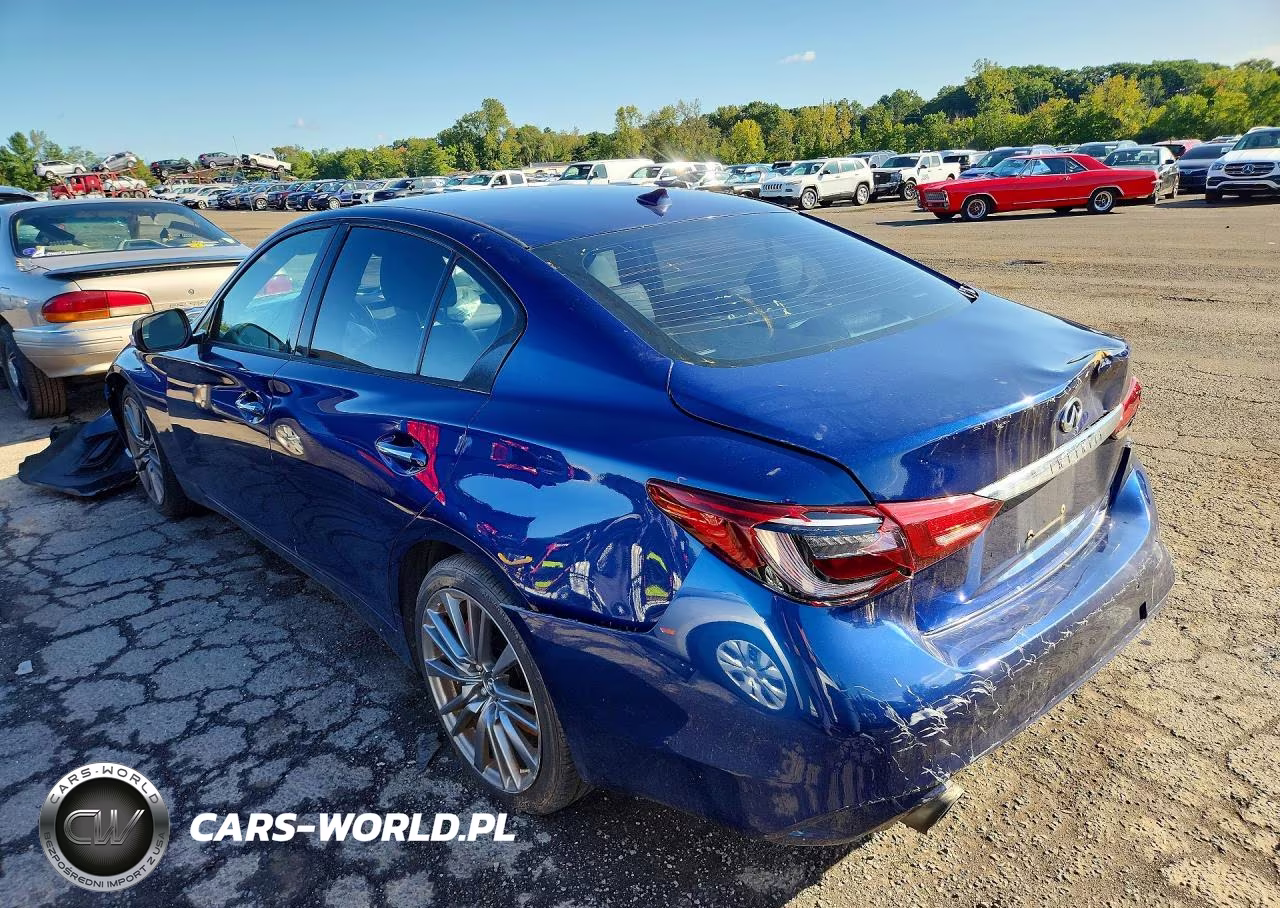 2018 Infiniti Q50 Red Sport 400 VIN:JN1FV7ARXJM481714 - 2