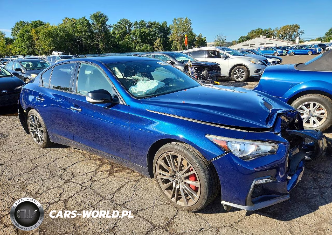 2018 Infiniti Q50 Red Sport 400 VIN:JN1FV7ARXJM481714 - 4