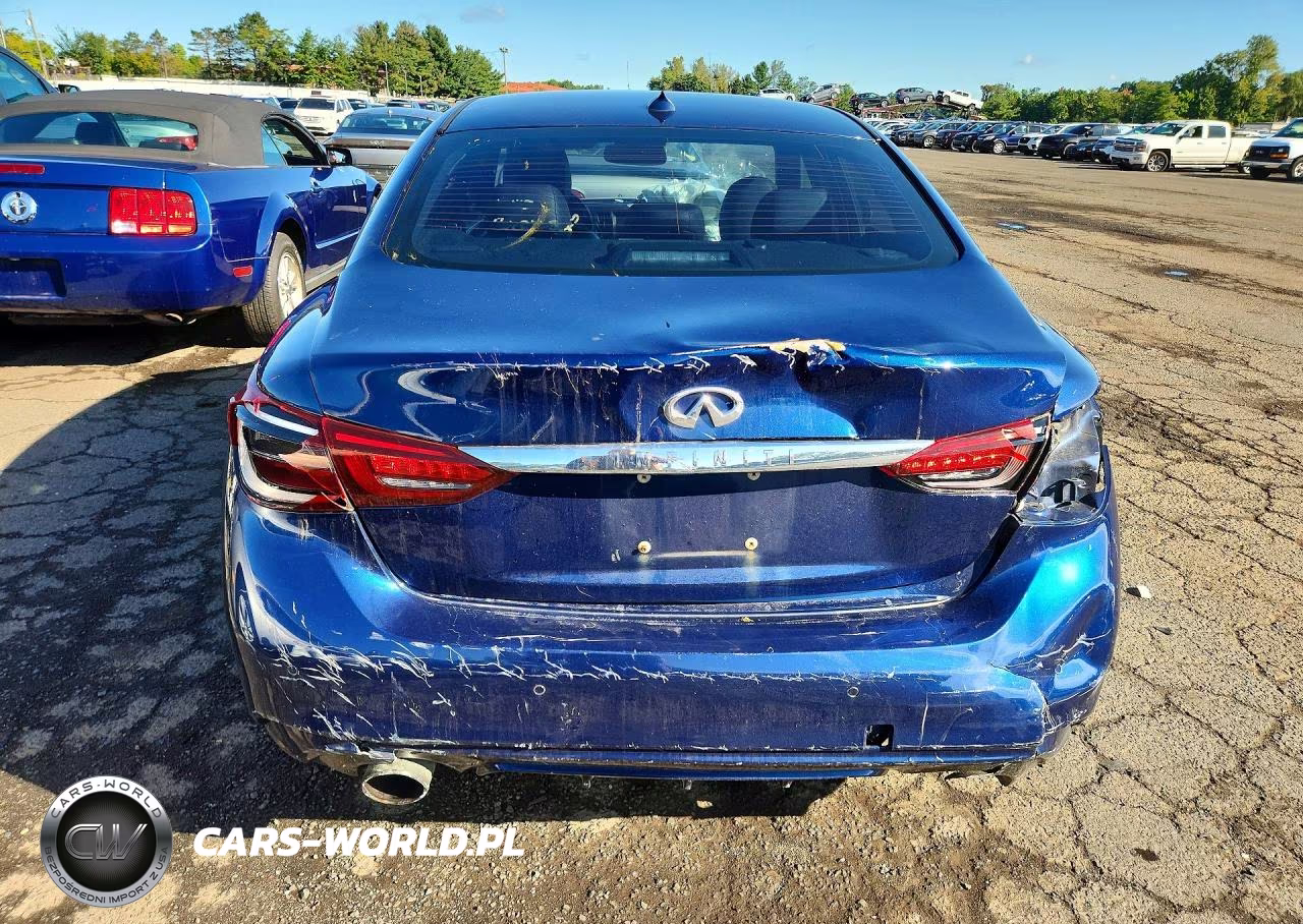 2018 Infiniti Q50 Red Sport 400 VIN:JN1FV7ARXJM481714 - 6