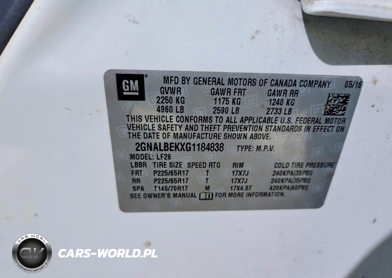 2016 Chevrolet Equinox Ls VIN:2GNALBEKXG1184838 - 13