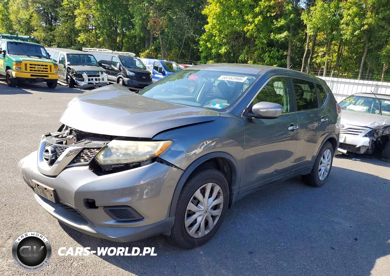2014 Nissan Rogue S VIN:5N1AT2MK6EC795480 - 1