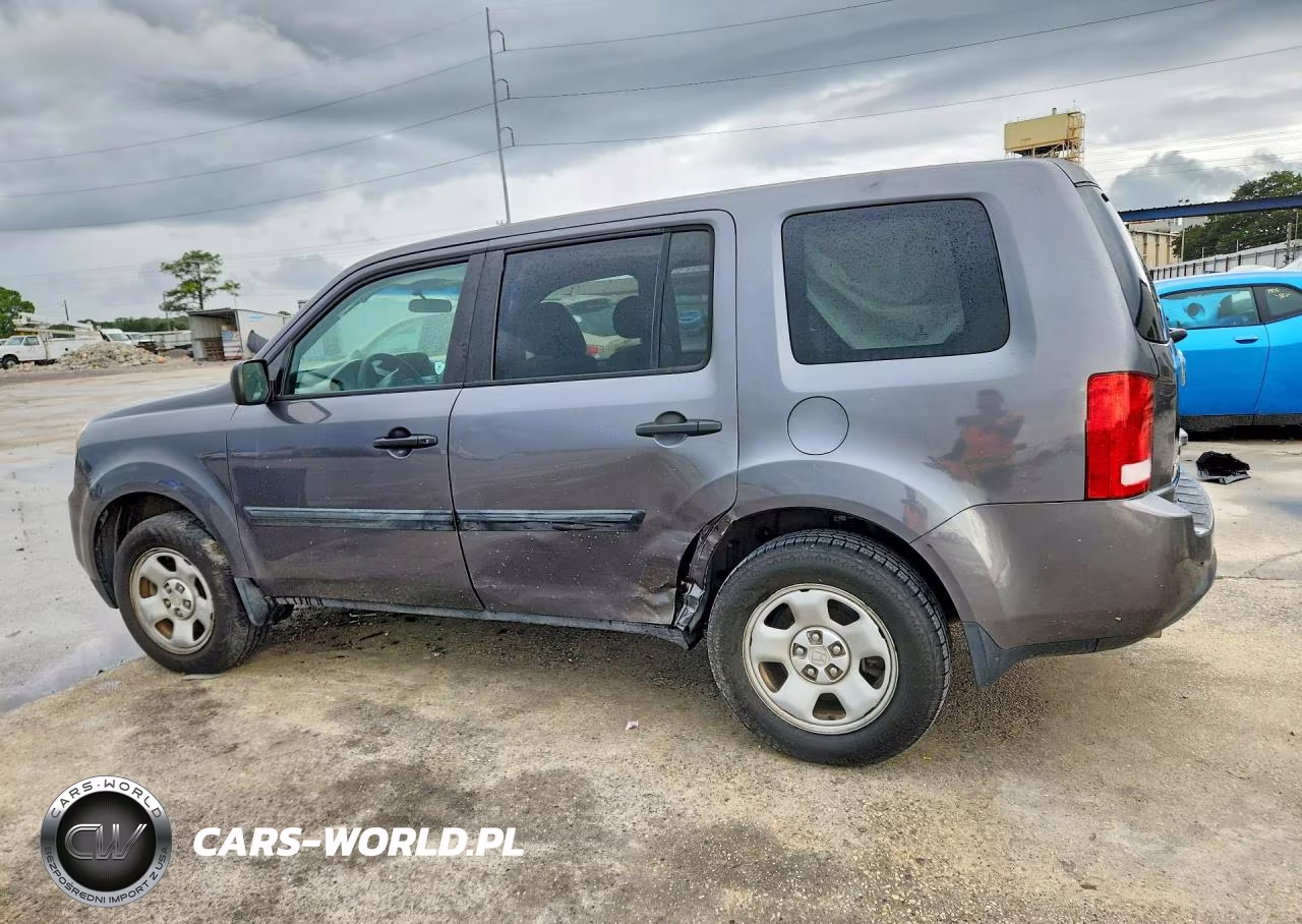 2014 Honda Pilot Lx VIN:5FNYF3H24EB025999 - 2