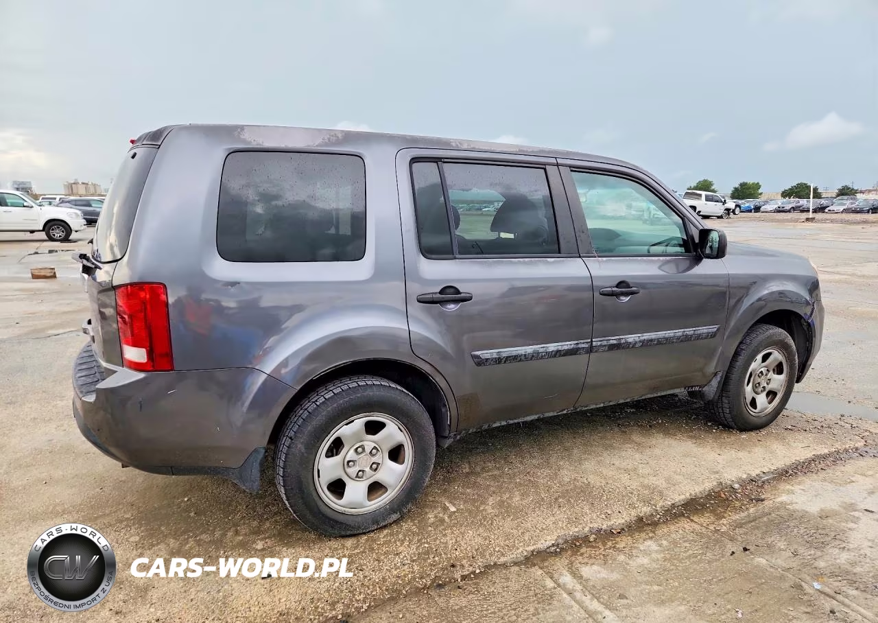 2014 Honda Pilot Lx VIN:5FNYF3H24EB025999 - 3