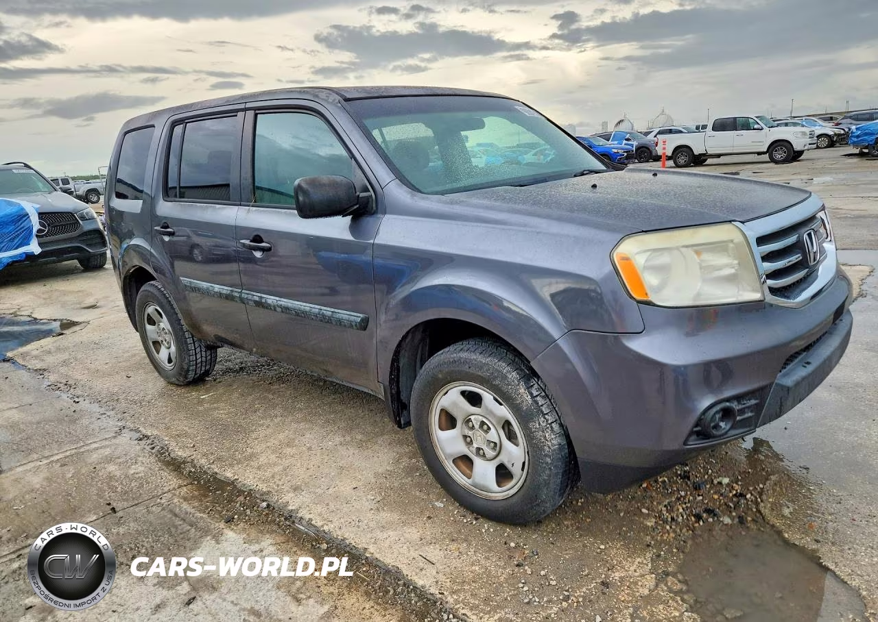 2014 Honda Pilot Lx VIN:5FNYF3H24EB025999 - 4