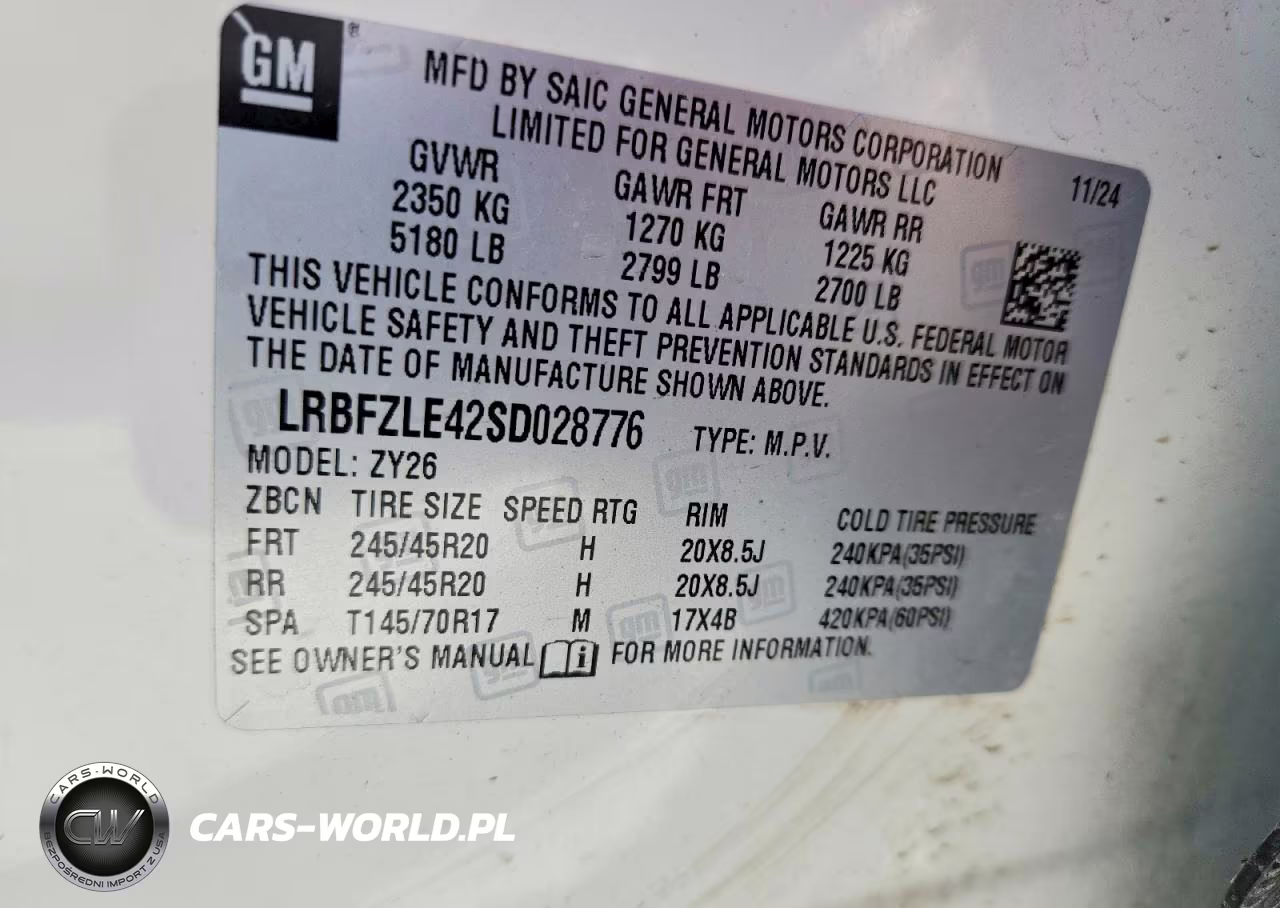 2025 Buick Envision Sport Touring VIN:LRBFZLE42SD028776 - 14