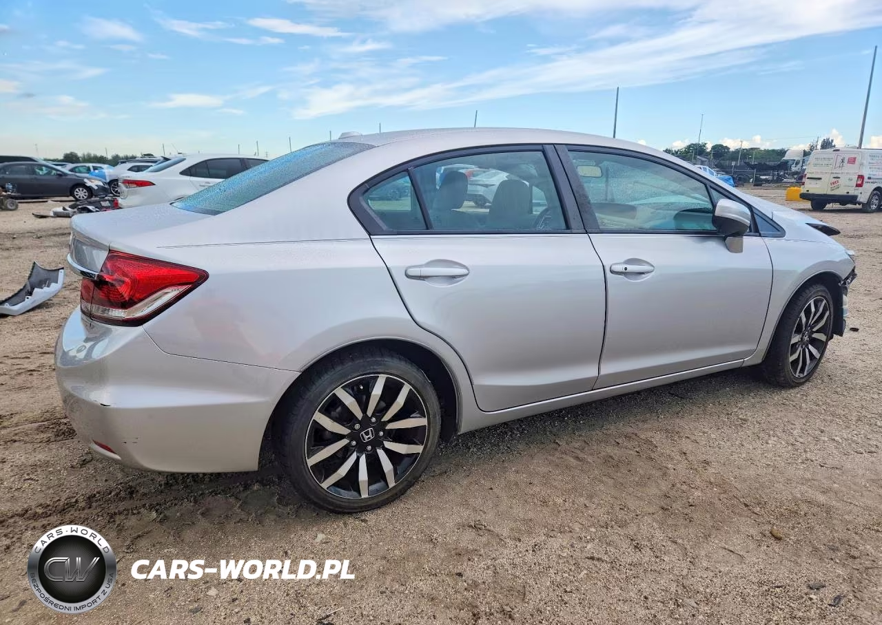 2015 Honda Civic Exl VIN:19XFB2F90FE058017 - 3