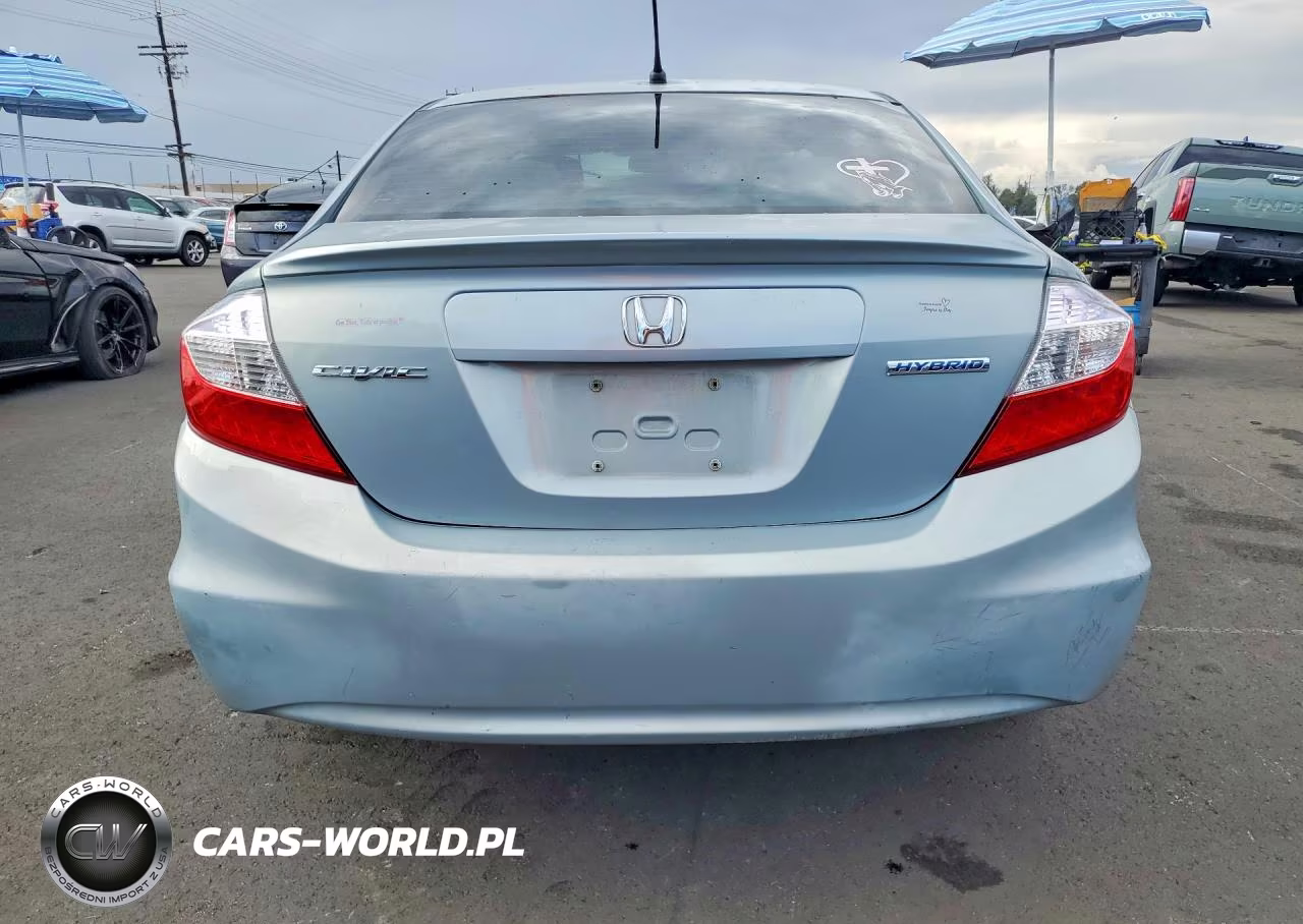2012 Honda Civic Hybrid VIN:JHMFB4F27CS006857 - 6
