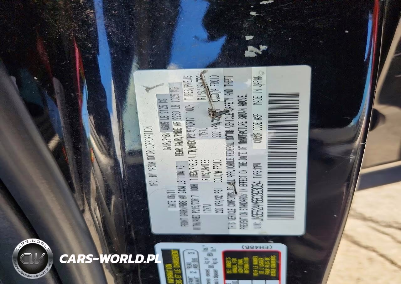 2011 Mazda Cx-7 VIN:JM3ER2AM6B0393084 - 13