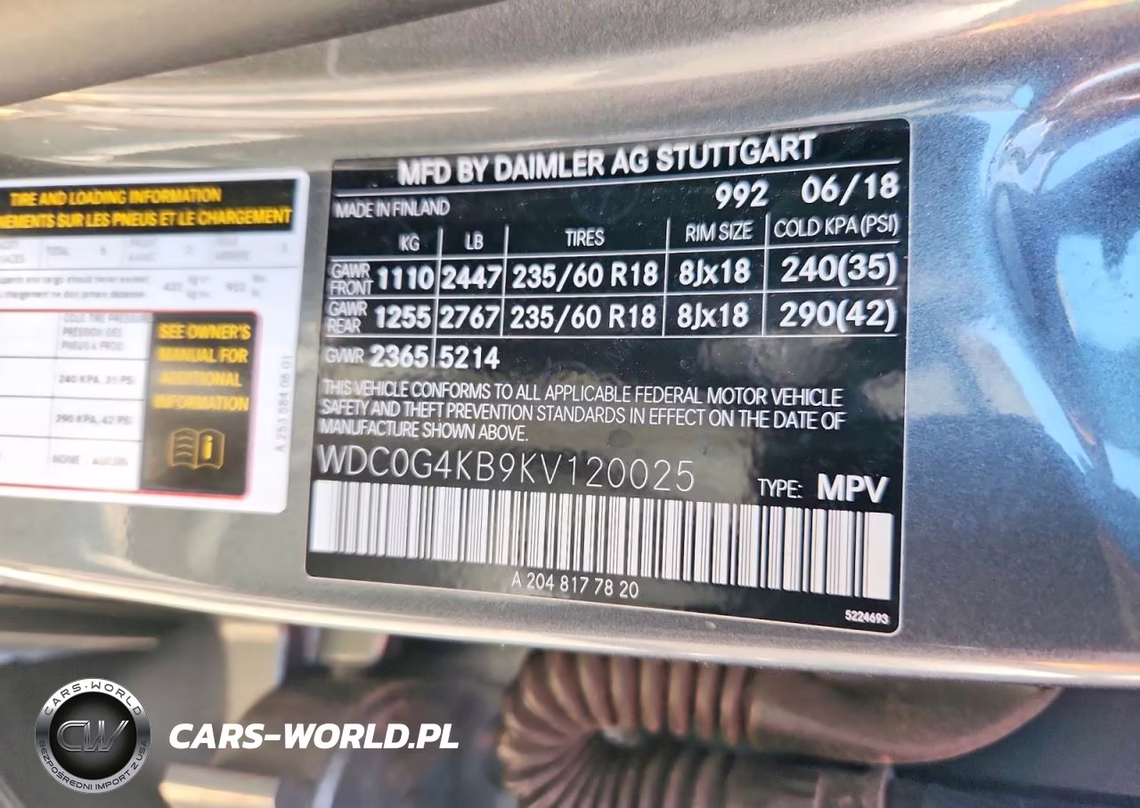 2019 Mercedes-Benz Glc 300 4Matic VIN:WDC0G4KB9KV120025 - 13