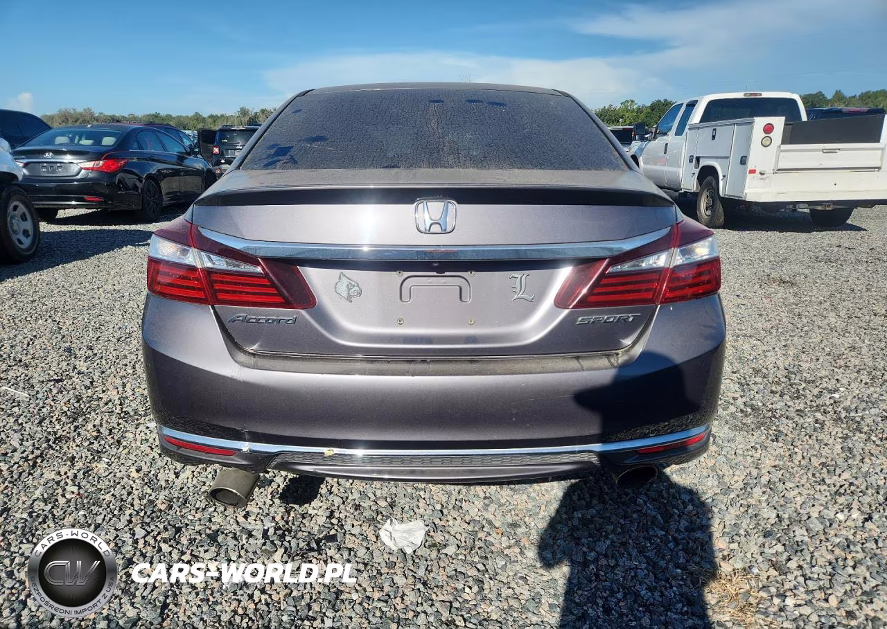 2016 Honda Accord Sport VIN:1HGCR2F5XGA186573 - 6