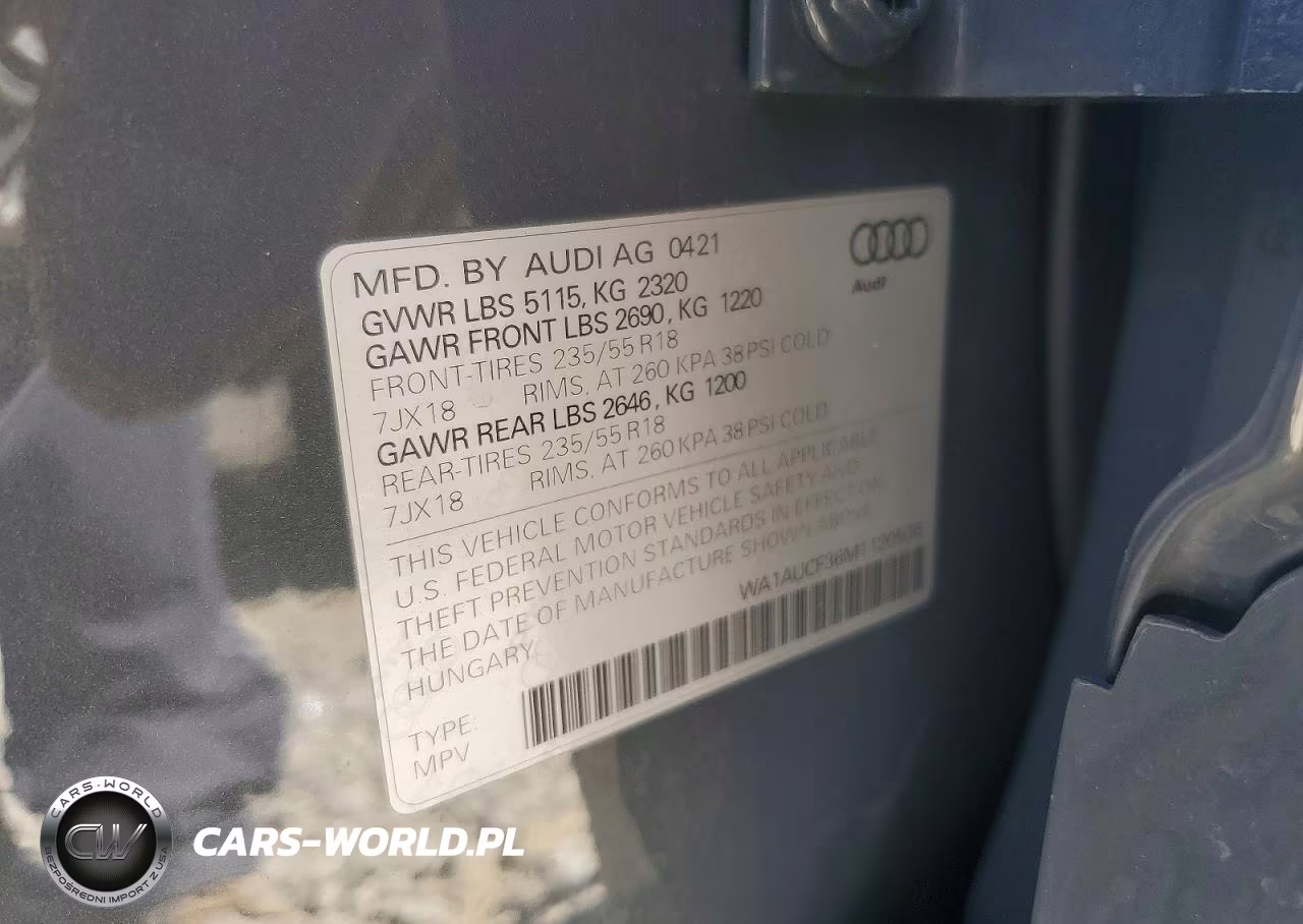 2021 Audi Q3 Premium 40 VIN:WA1AUCF36M1120536 - 13
