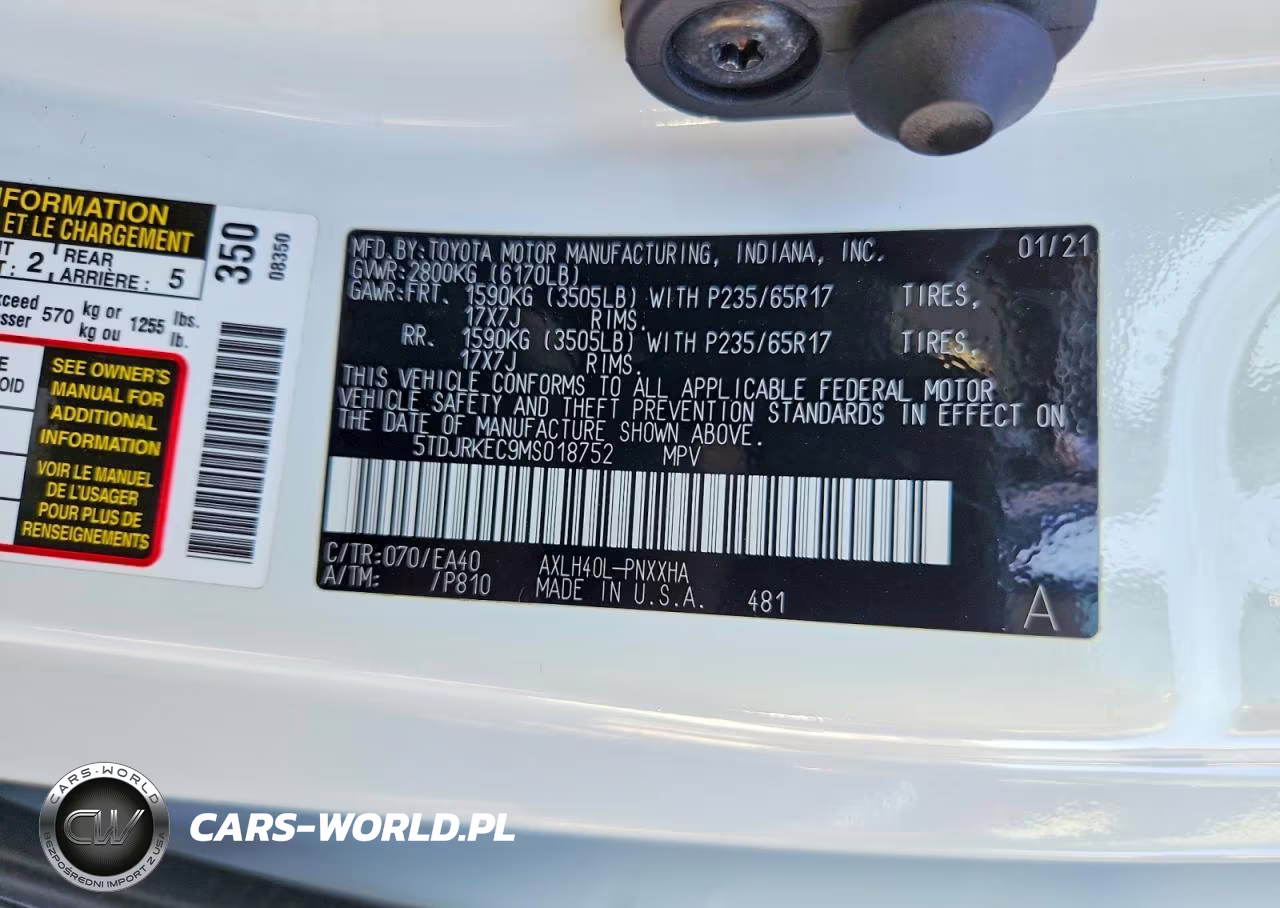 2021 Toyota Sienna Xle VIN:5TDJRKEC9MS018752 - 14