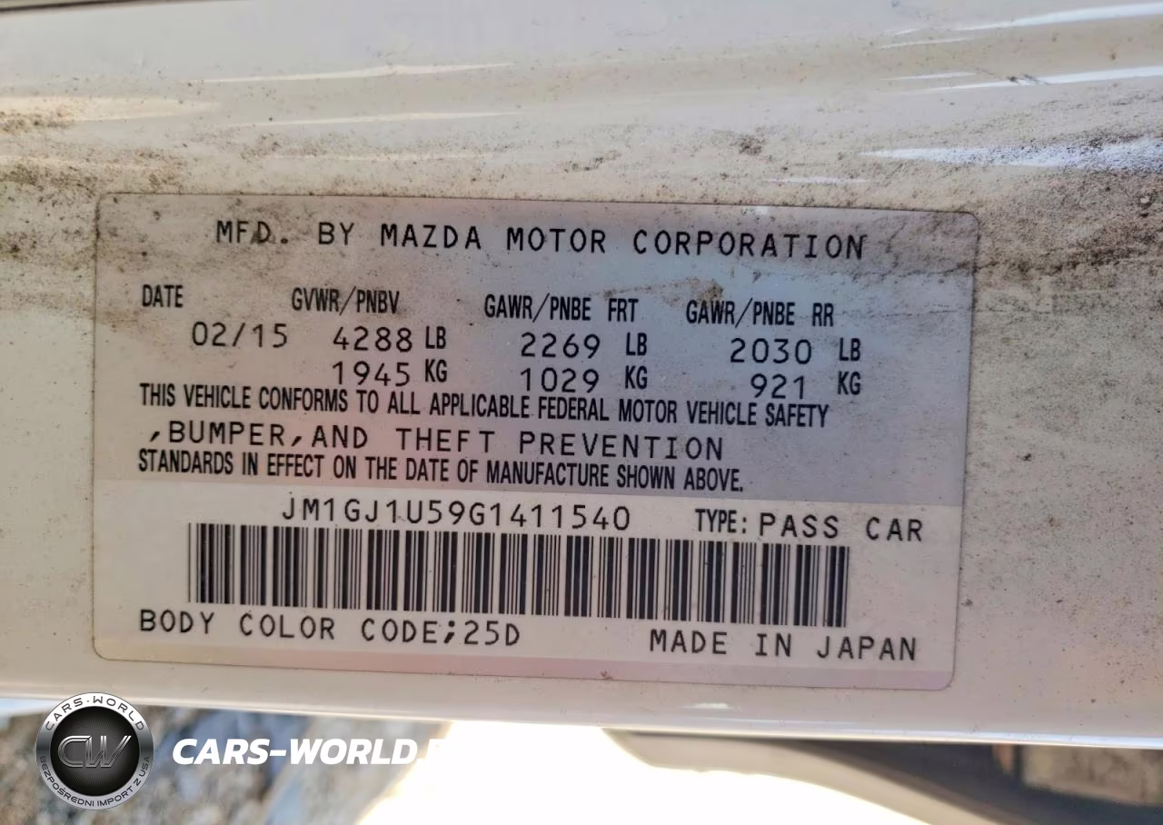 2016 Mazda 6 Sport VIN:JM1GJ1U59G1411540 - 12