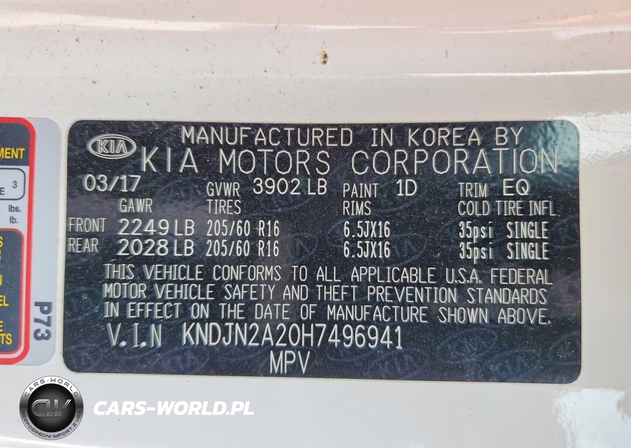 2017 Kia Soul Base VIN:KNDJN2A20H7496941 - 13