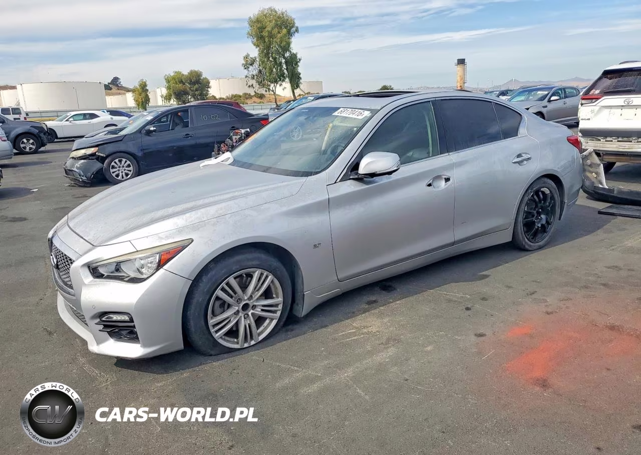 2015 Infiniti Q50S VIN:JN1BV7AP1FM331527 - 1