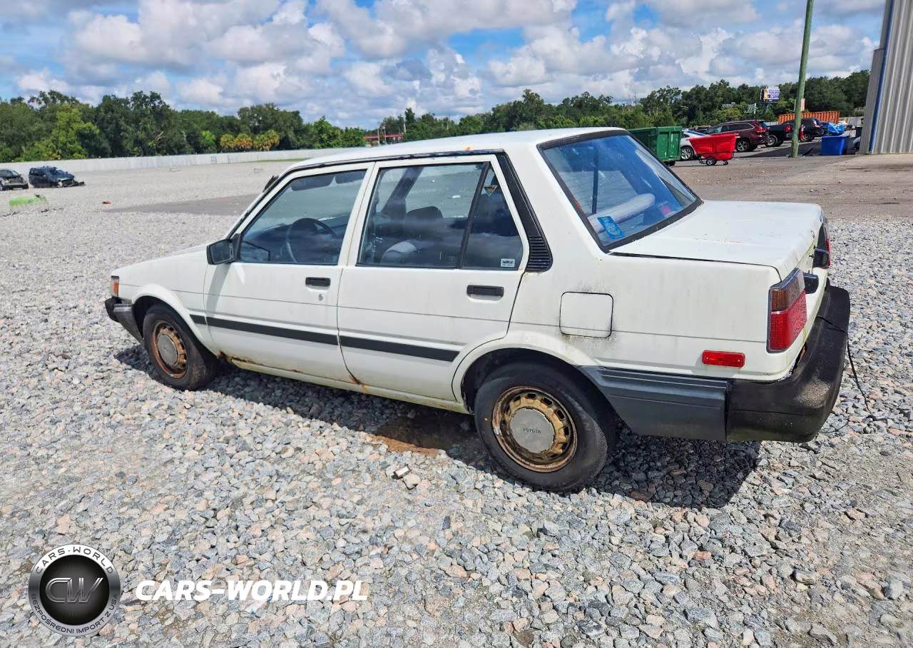 1987 Toyota Corolla Deluxe VIN:JT2AE82E2H3542569 - 2