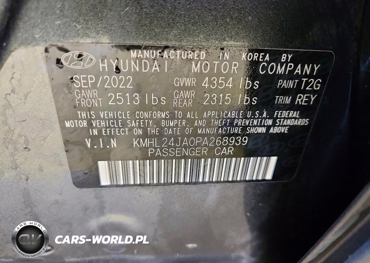 2023 Hyundai Sonata Se VIN:KMHL24JA0PA268939 - 13