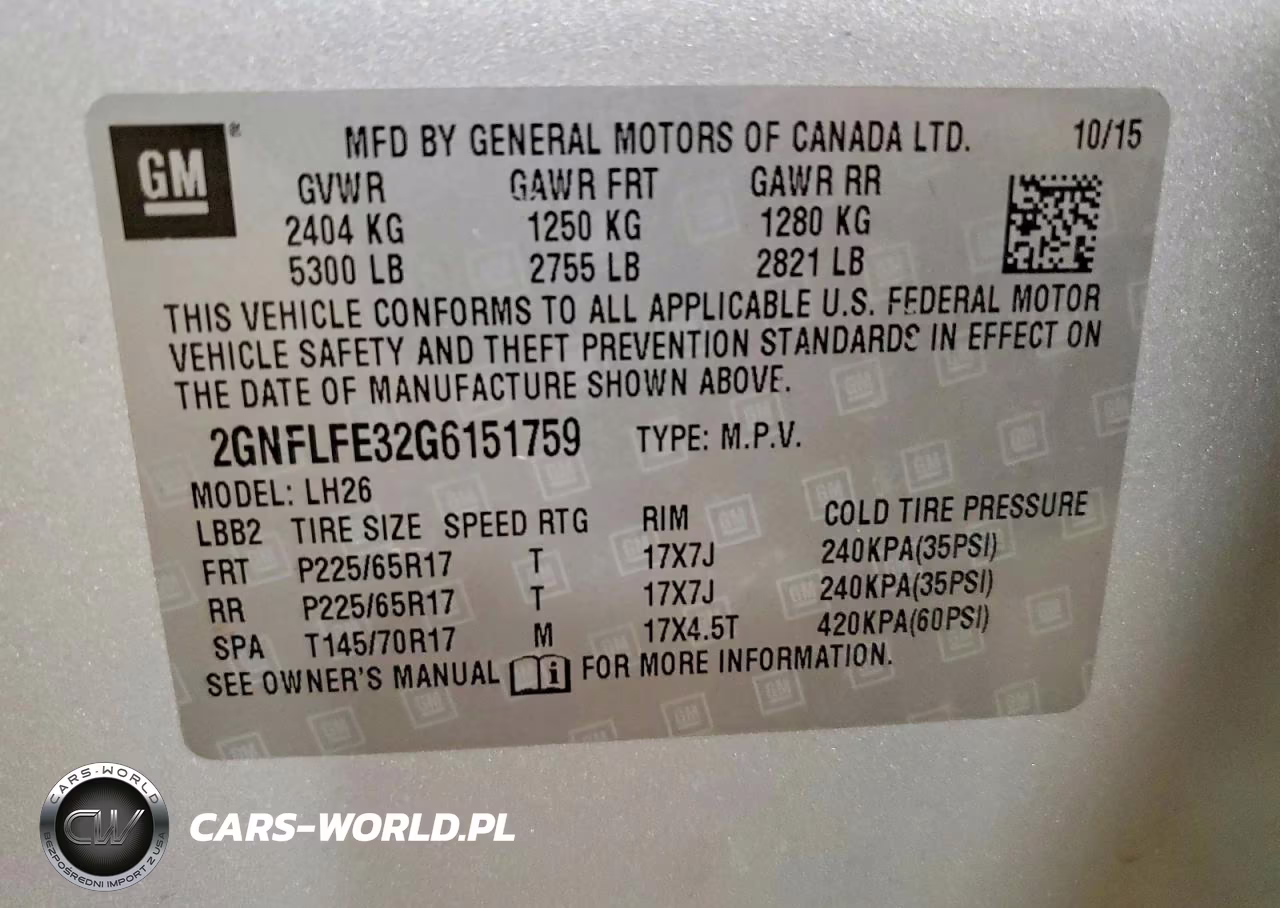 2016 Chevrolet Equinox Lt VIN:2GNFLFE32G6151759 - 14