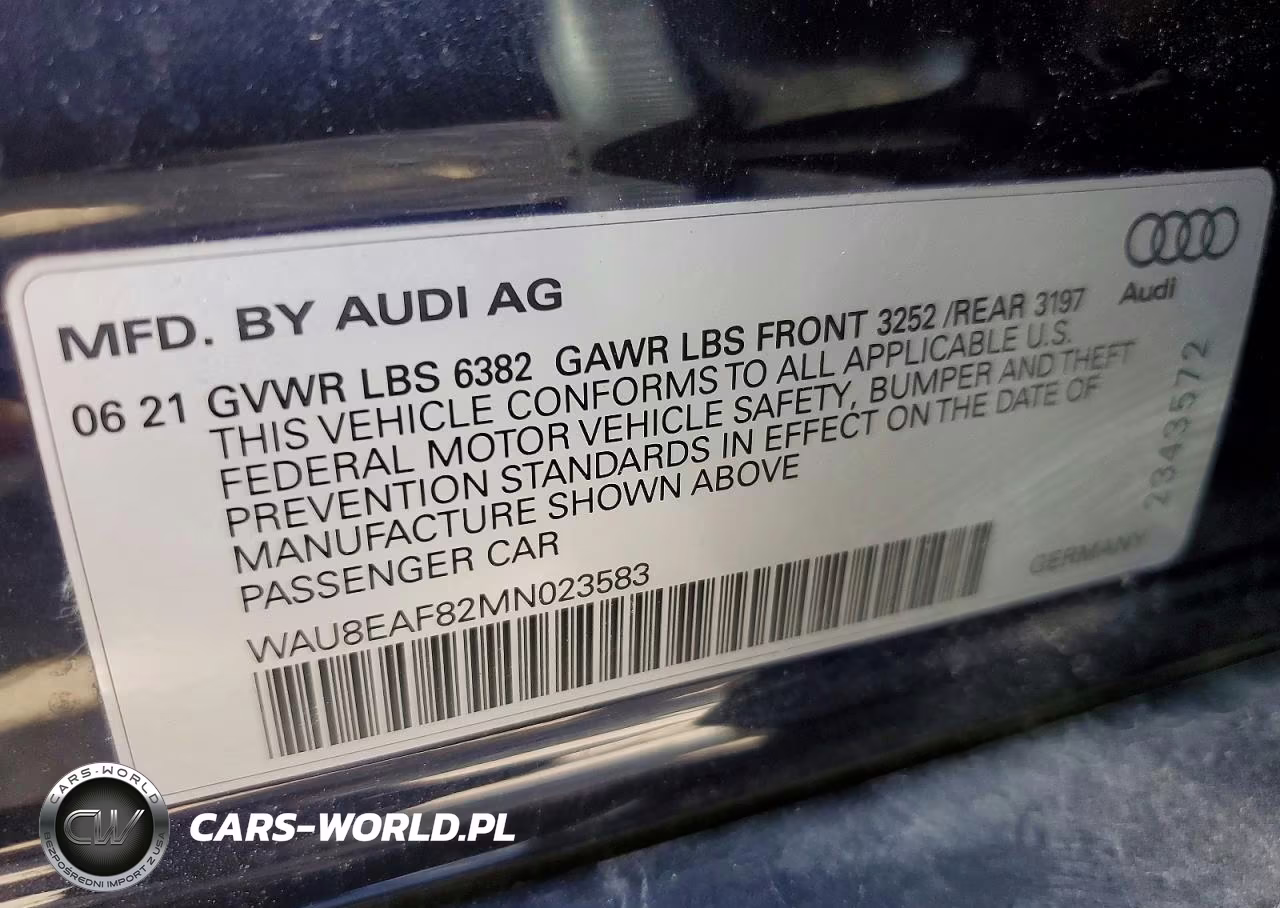 2021 Audi A8 L VIN:WAU8EAF82MN023583 - 12