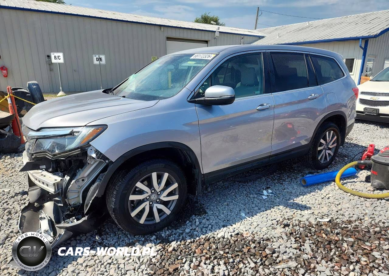 2019 Honda Pilot Ex VIN:5FNYF6H3XKB098011 - 1