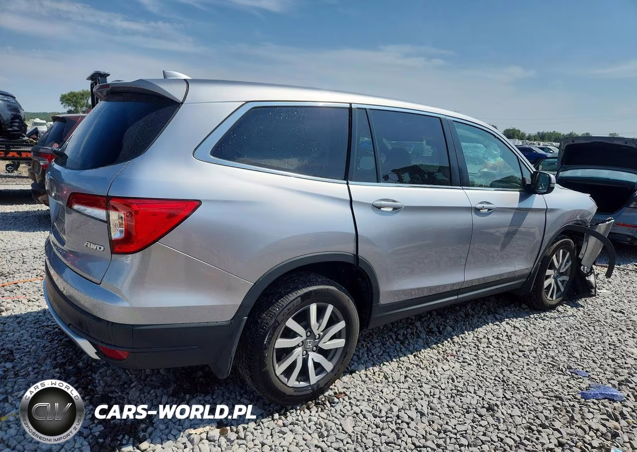 2019 Honda Pilot Ex VIN:5FNYF6H3XKB098011 - 3
