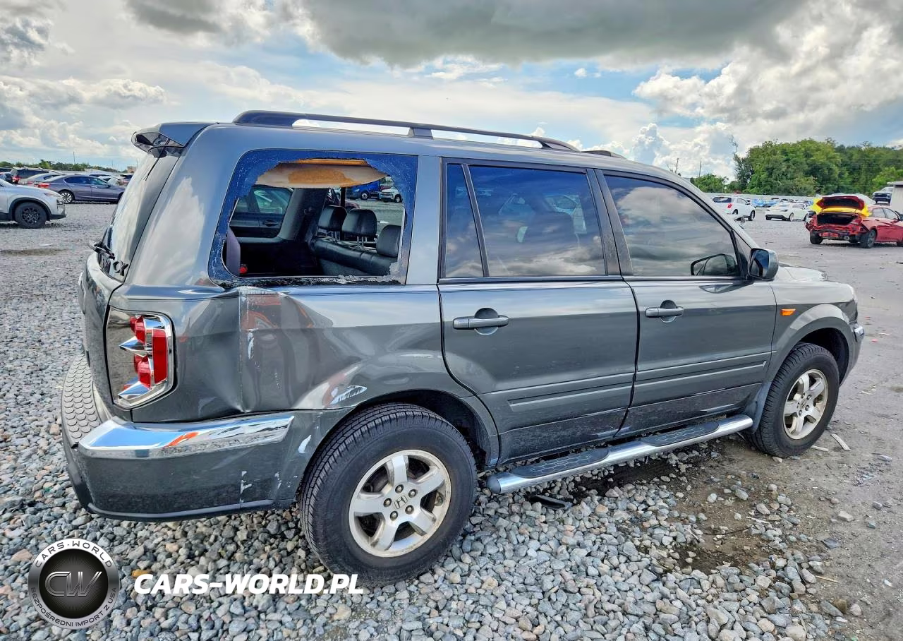 2007 Honda Pilot Exl VIN:5FNYF28567B025493 - 3