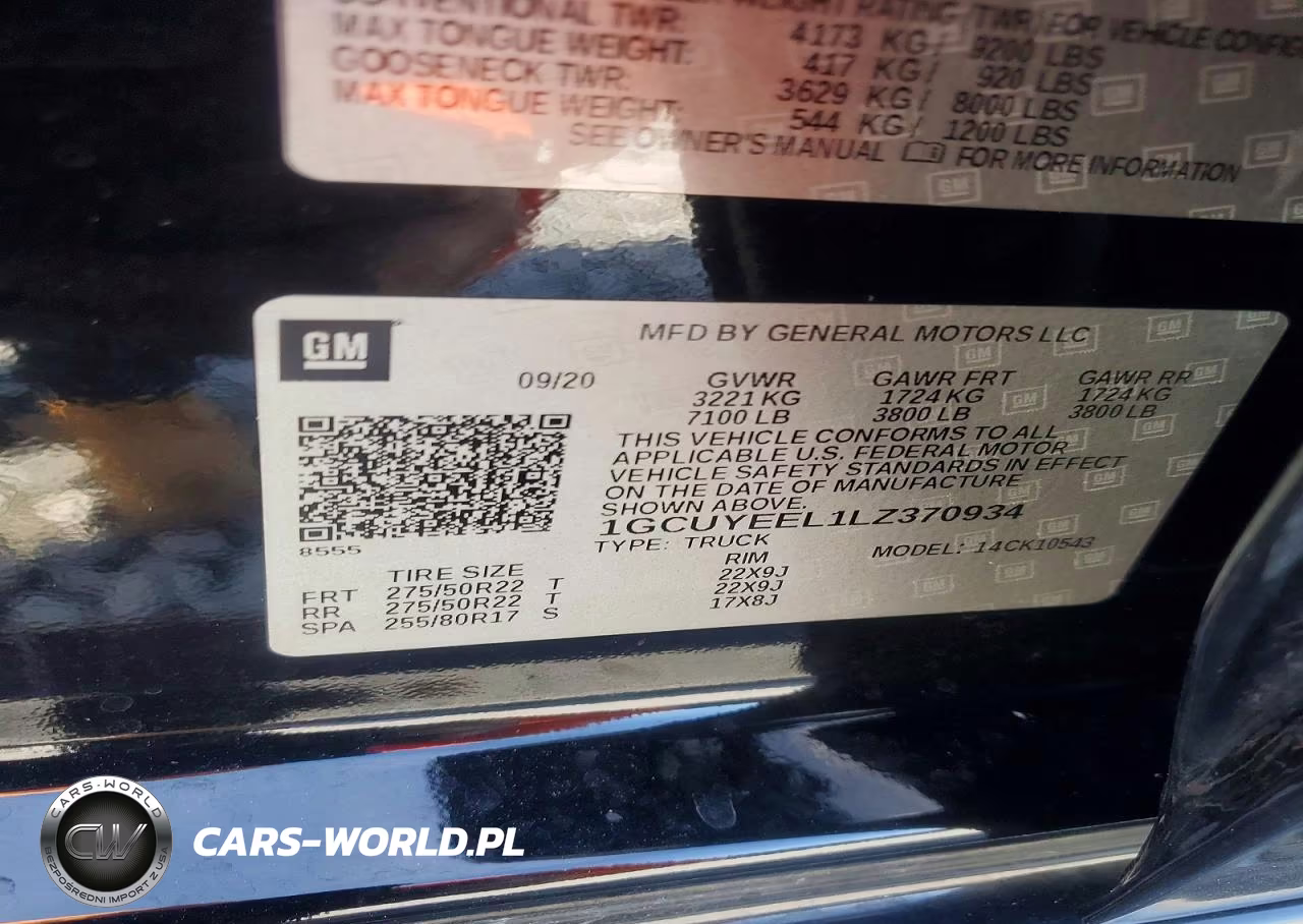 2020 Chevrolet Silverado VIN:1GCUYEEL1LZ370934 - 13