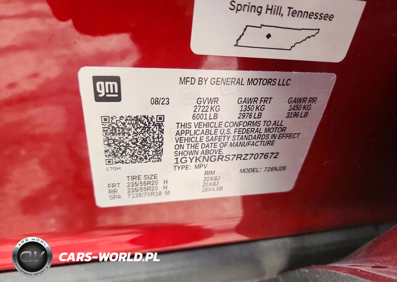 2024 Cadillac Xt5 Sport VIN:1GYKNGRS7RZ707672 - 13