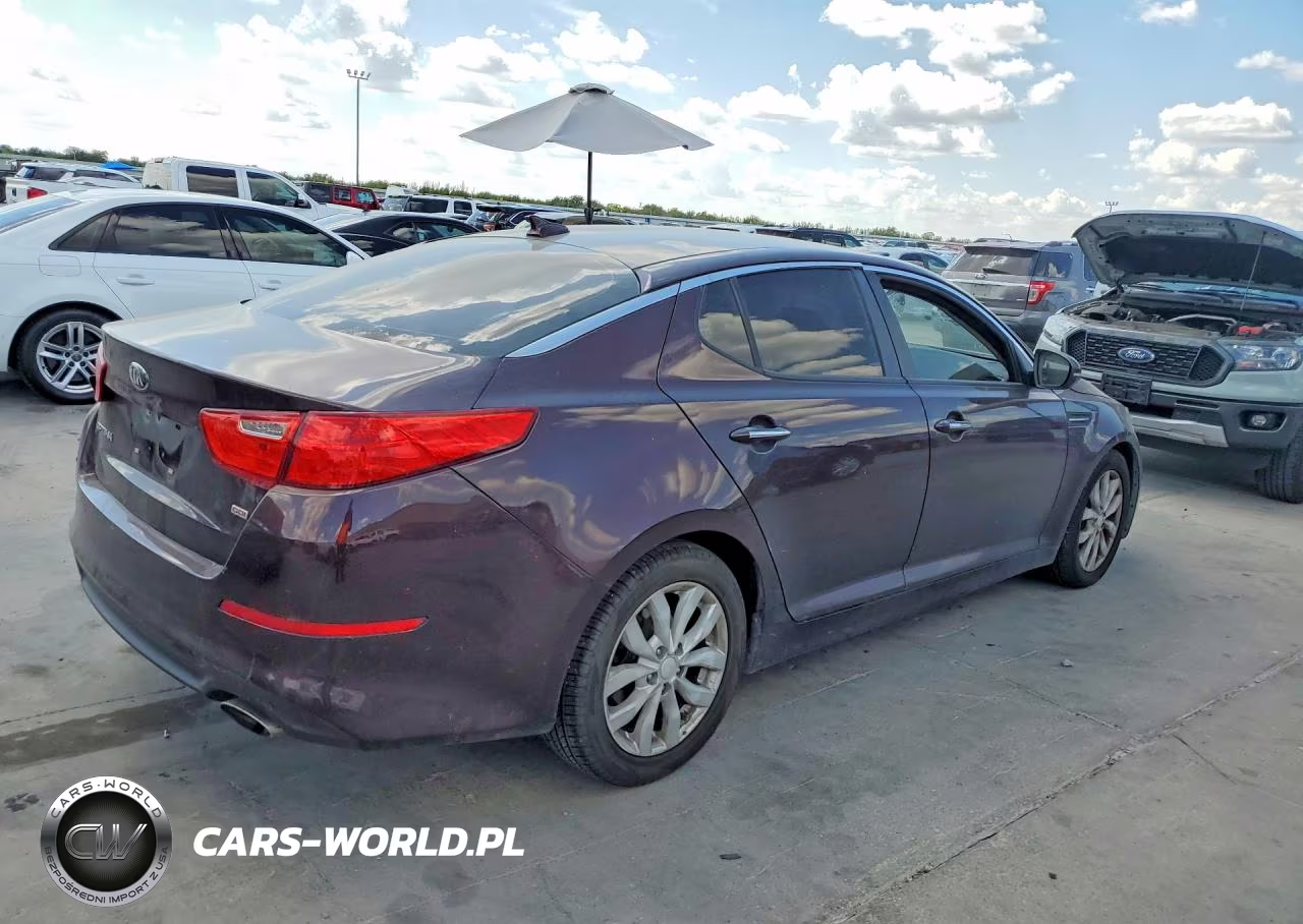 2014 Kia Optima Lx VIN:5XXGM4A78EG349595 - 3