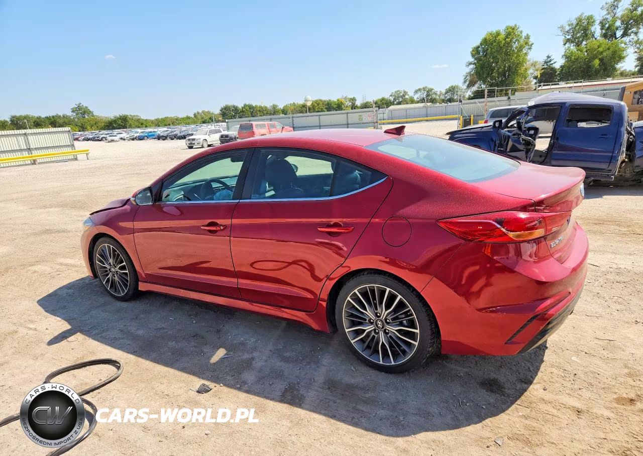 2017 Hyundai Elantra Sport VIN:KMHD04LBXHU354503 - 2