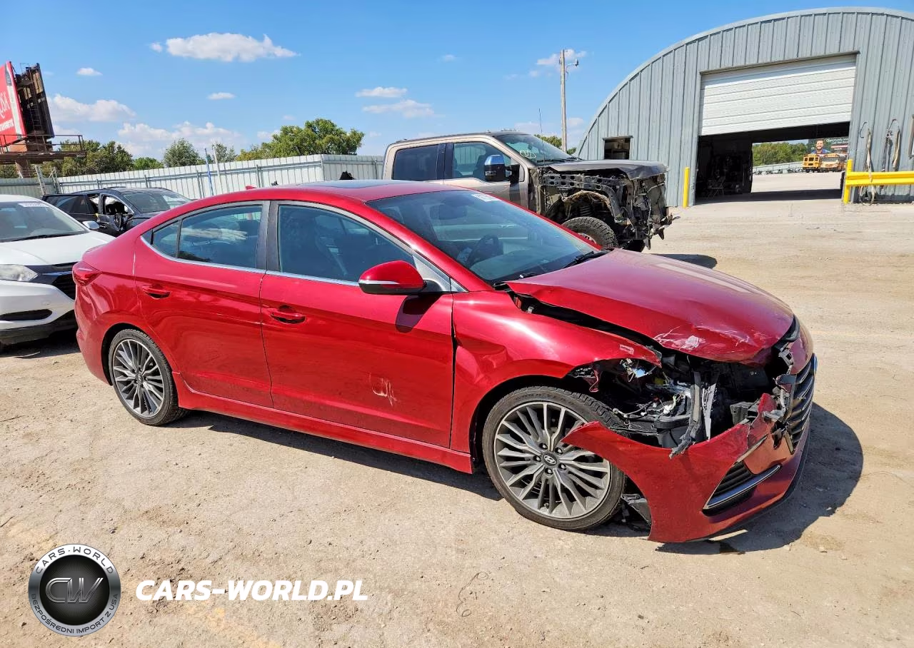 2017 Hyundai Elantra Sport VIN:KMHD04LBXHU354503 - 4