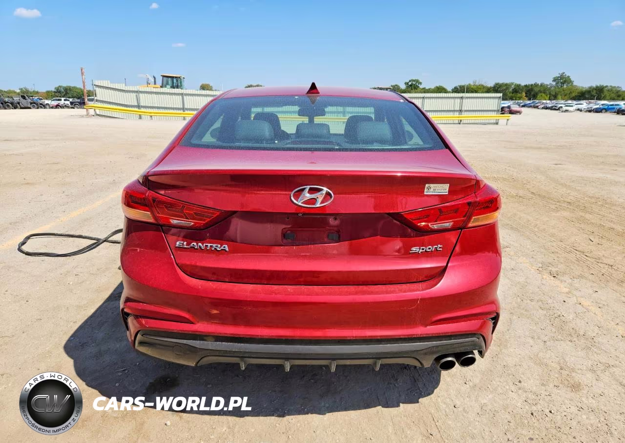 2017 Hyundai Elantra Sport VIN:KMHD04LBXHU354503 - 6