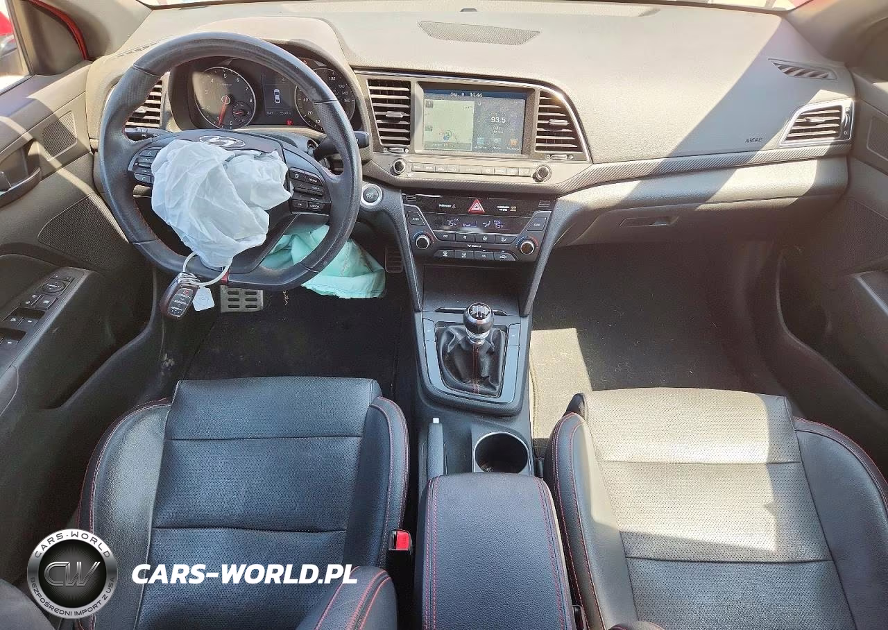 2017 Hyundai Elantra Sport VIN:KMHD04LBXHU354503 - 8