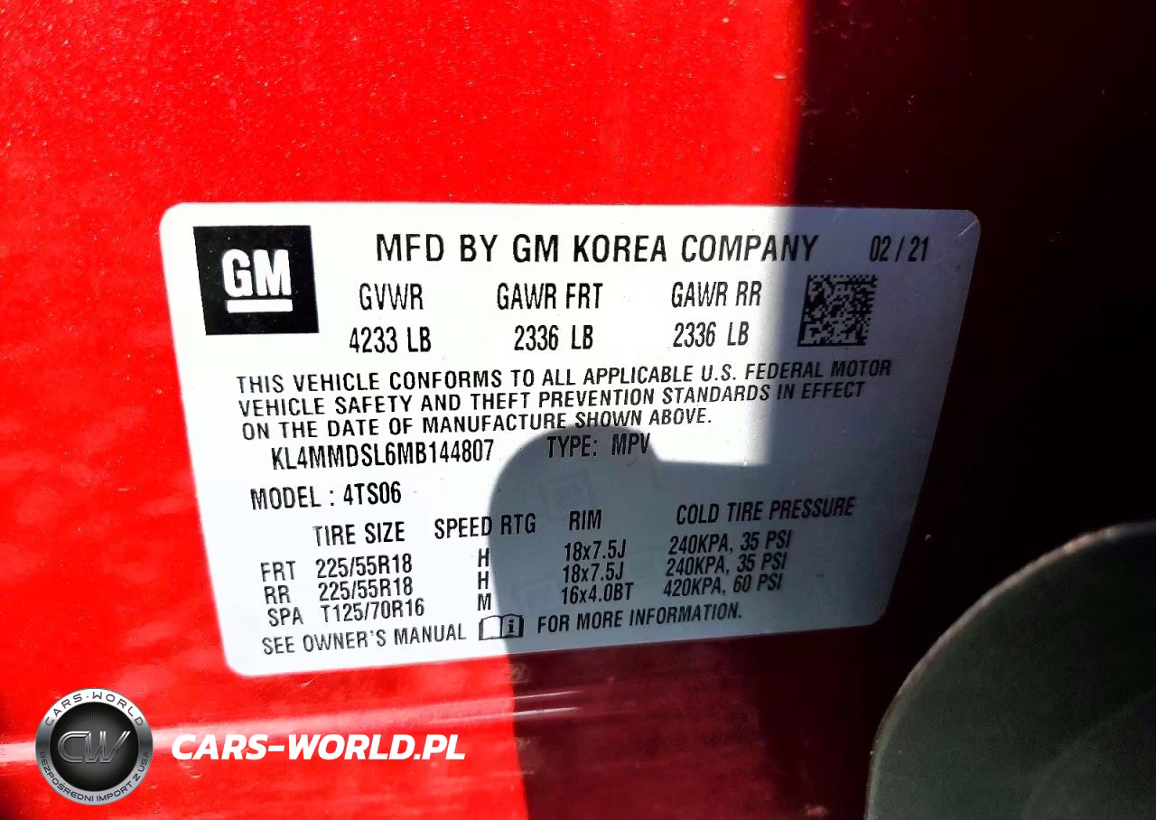 2021 Buick Encore Gx Select VIN:KL4MMDSL6MB144807 - 12