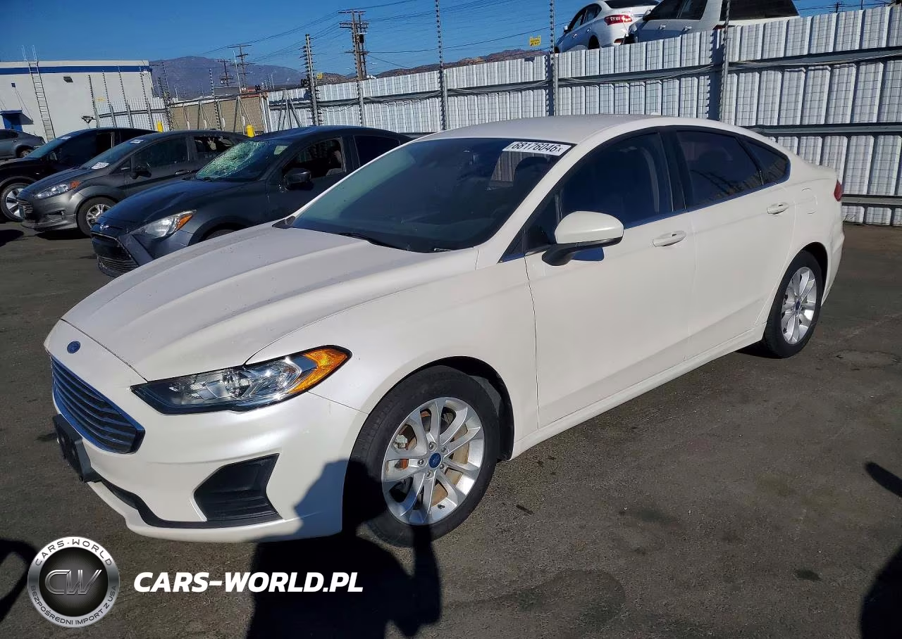 2019 Ford Fusion Se VIN:3FA6P0HD1KR134666 - 1