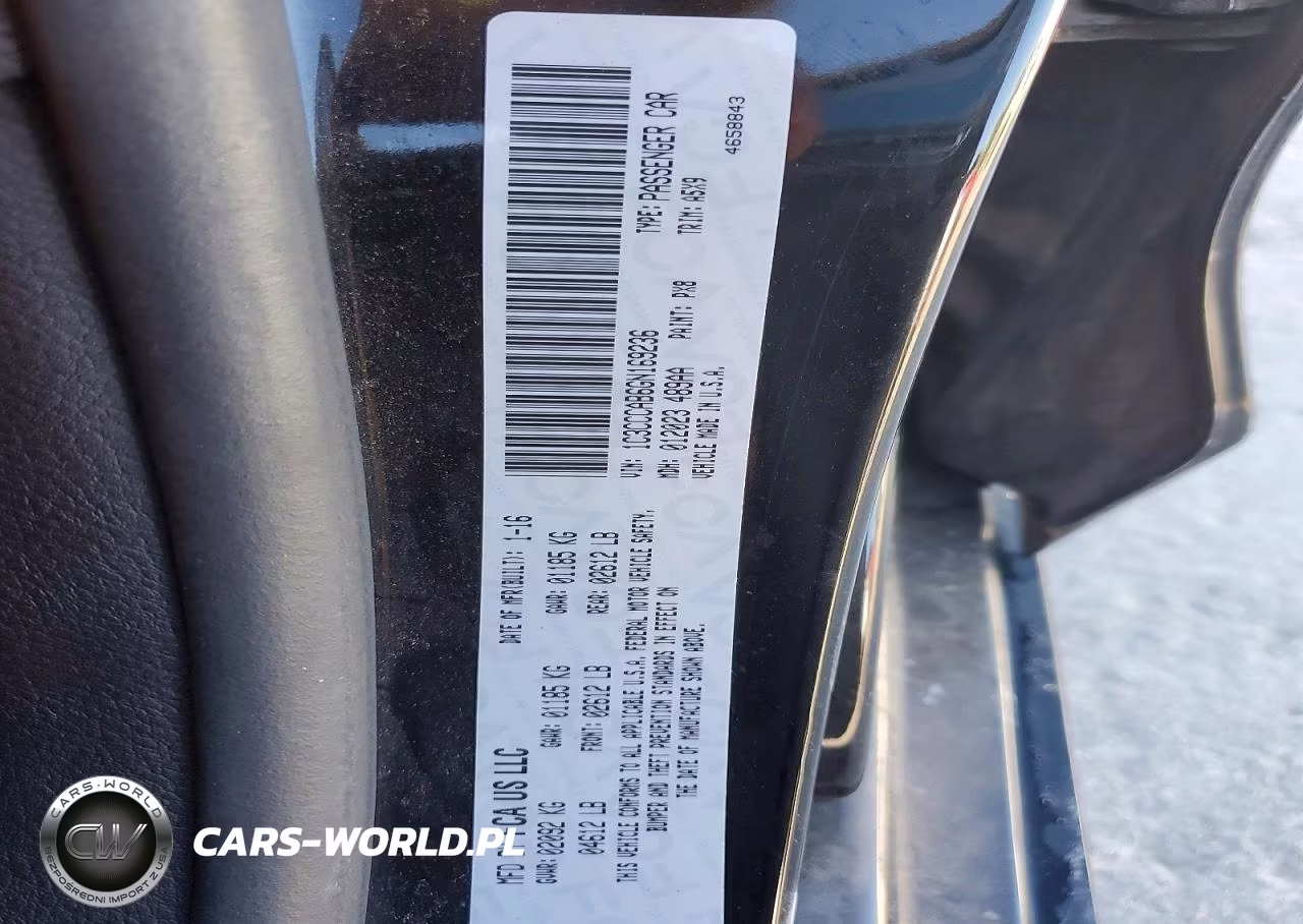 2016 Chrysler 200 Limited VIN:1C3CCCAB6GN169236 - 12