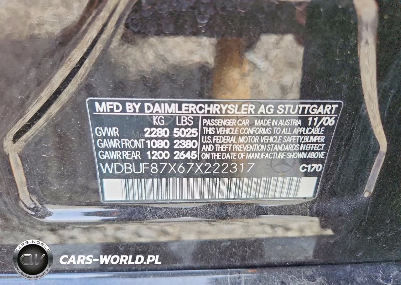 2007 Mercedes-Benz E 350 4Matic VIN:WDBUF87X67X222317 - 12