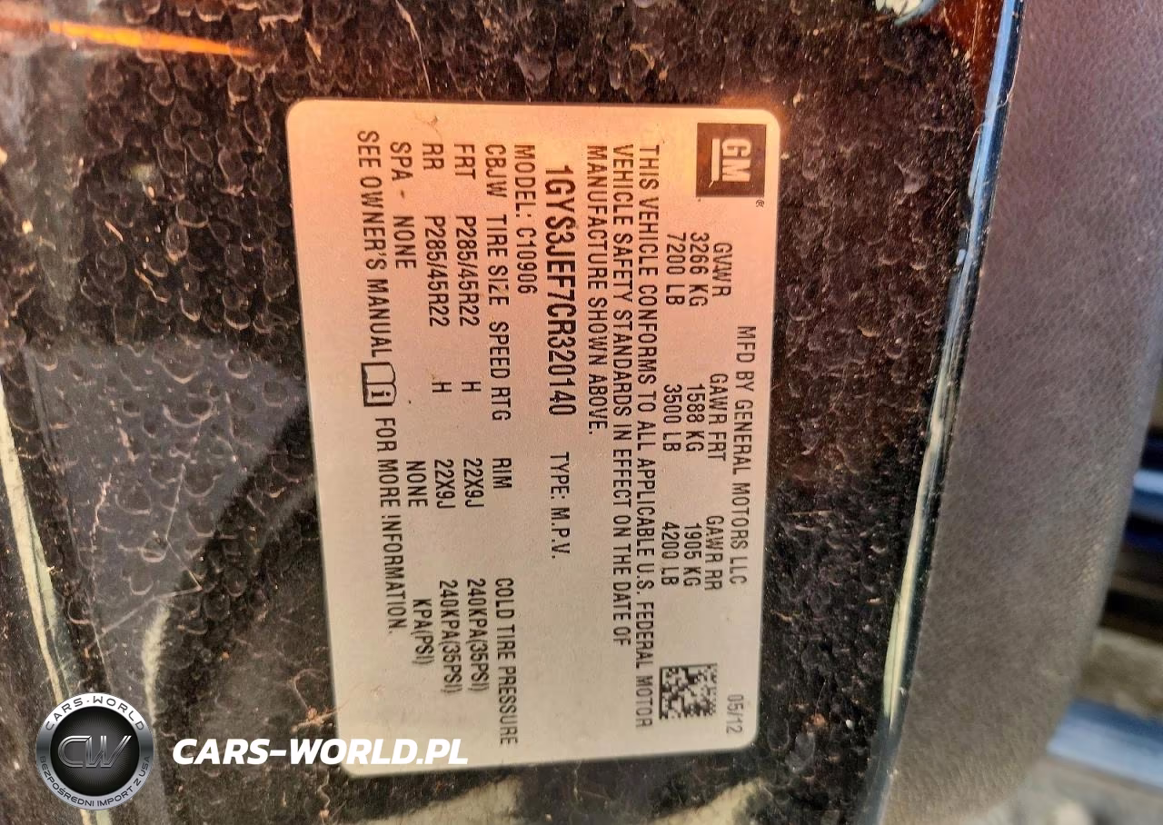 2012 Cadillac Escalade Esv Premium VIN:1GYS3JEF7CR320140 - 13