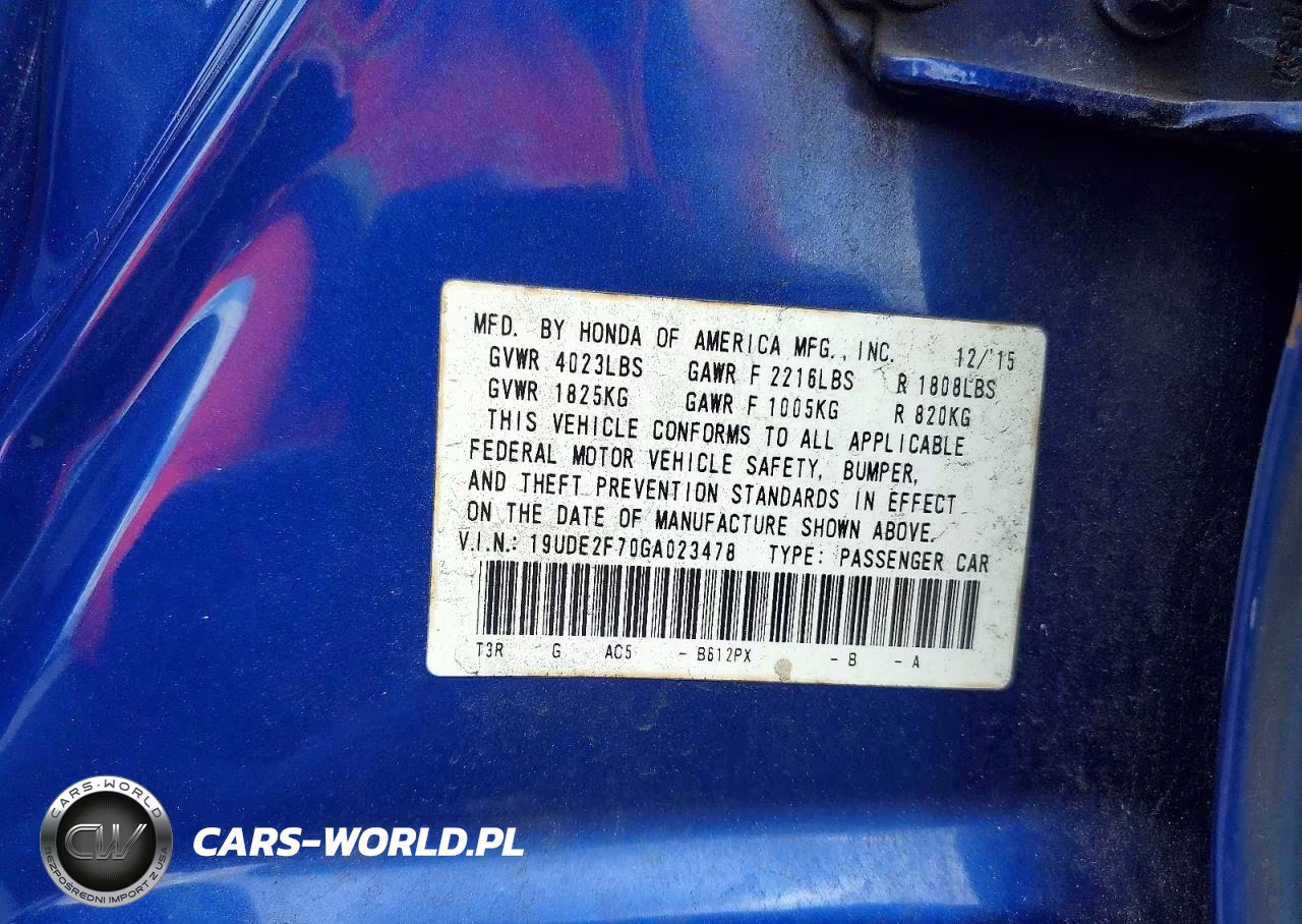 2016 Acura Ilx Premium VIN:19UDE2F70GA023478 - 12