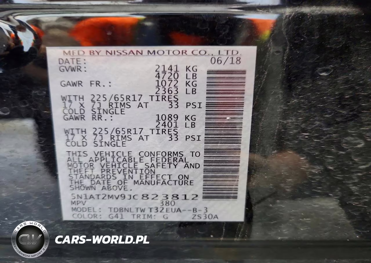2018 Nissan Rogue Sv VIN:5N1AT2MV9JC823812 - 13
