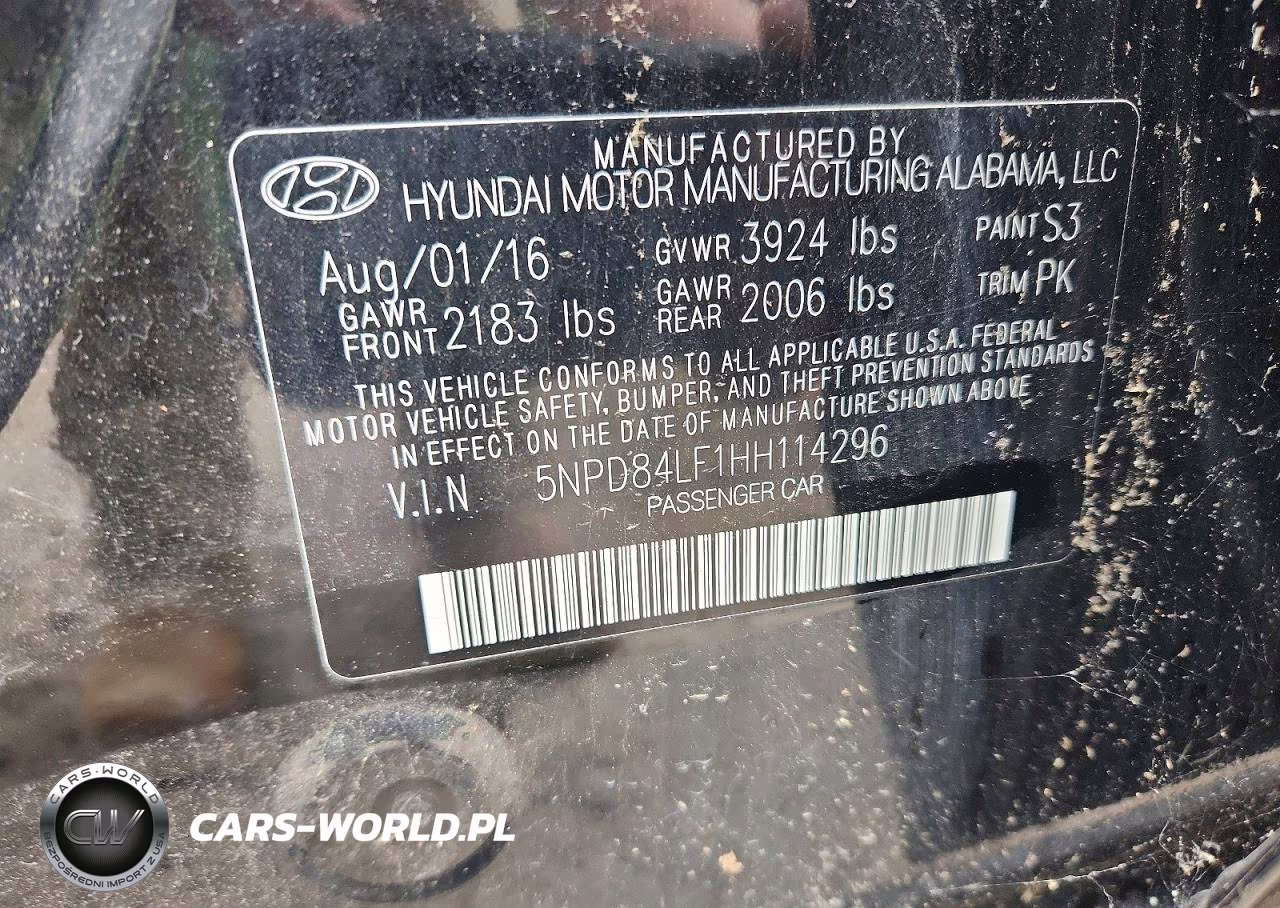 2017 Hyundai Elantra Se VIN:5NPD84LF1HH114296 - 12