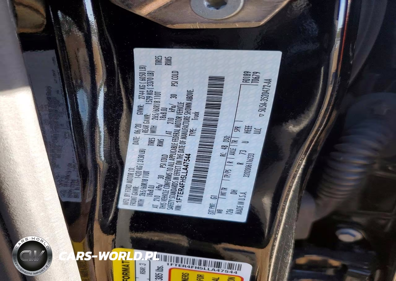 2020 Ford Ranger Xl VIN:1FTER4FH5LLA47544 - 12