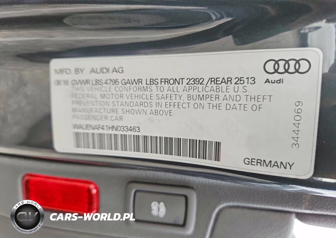 2017 Audi A4 2.0T Premium VIN:WAUENAF41HN033463 - 12