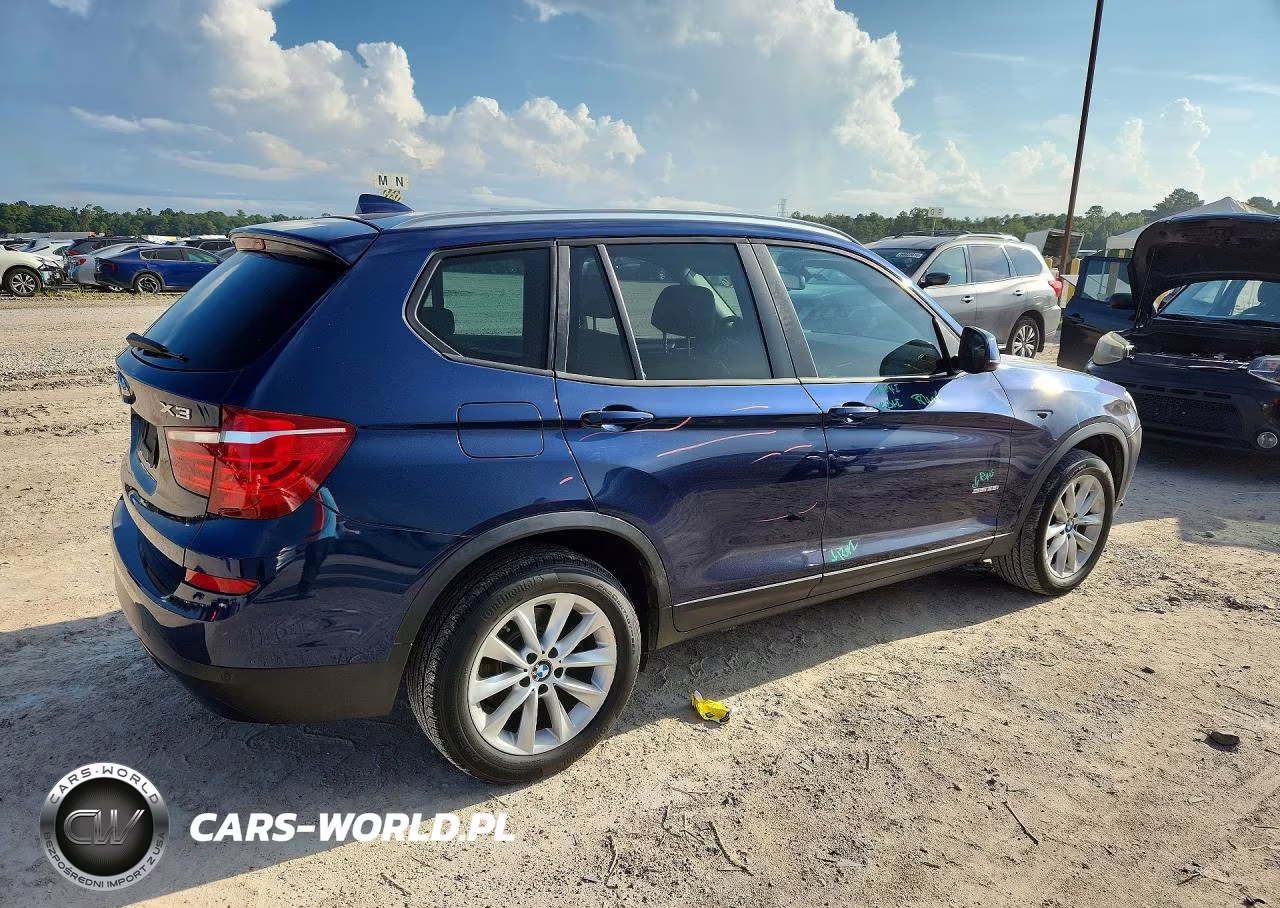 2017 BMW X3 Sdrive28I VIN:5UXWZ7C33H0X39730 - 3