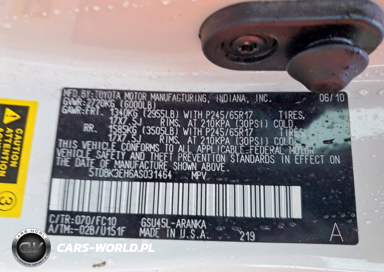 2010 Toyota Highlander Base VIN:5TDBK3EH6AS031464 - 14