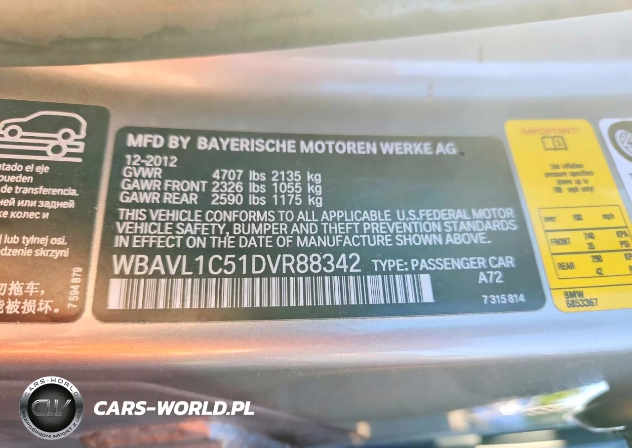 2013 BMW X1 xDrive28I VIN:WBAVL1C51DVR88342 - 13