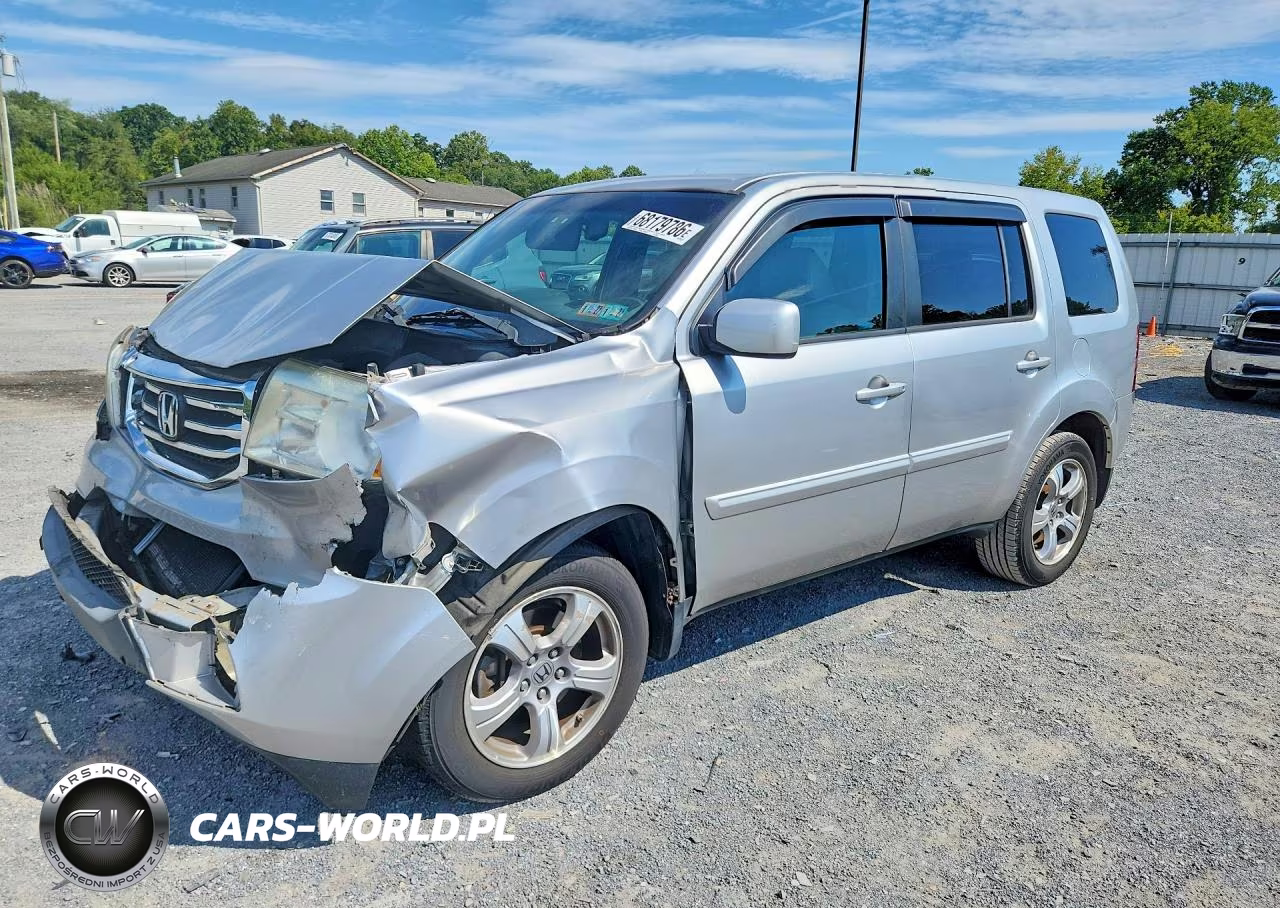2013 Honda Pilot Exl VIN:5FNYF4H54DB023037 - 1