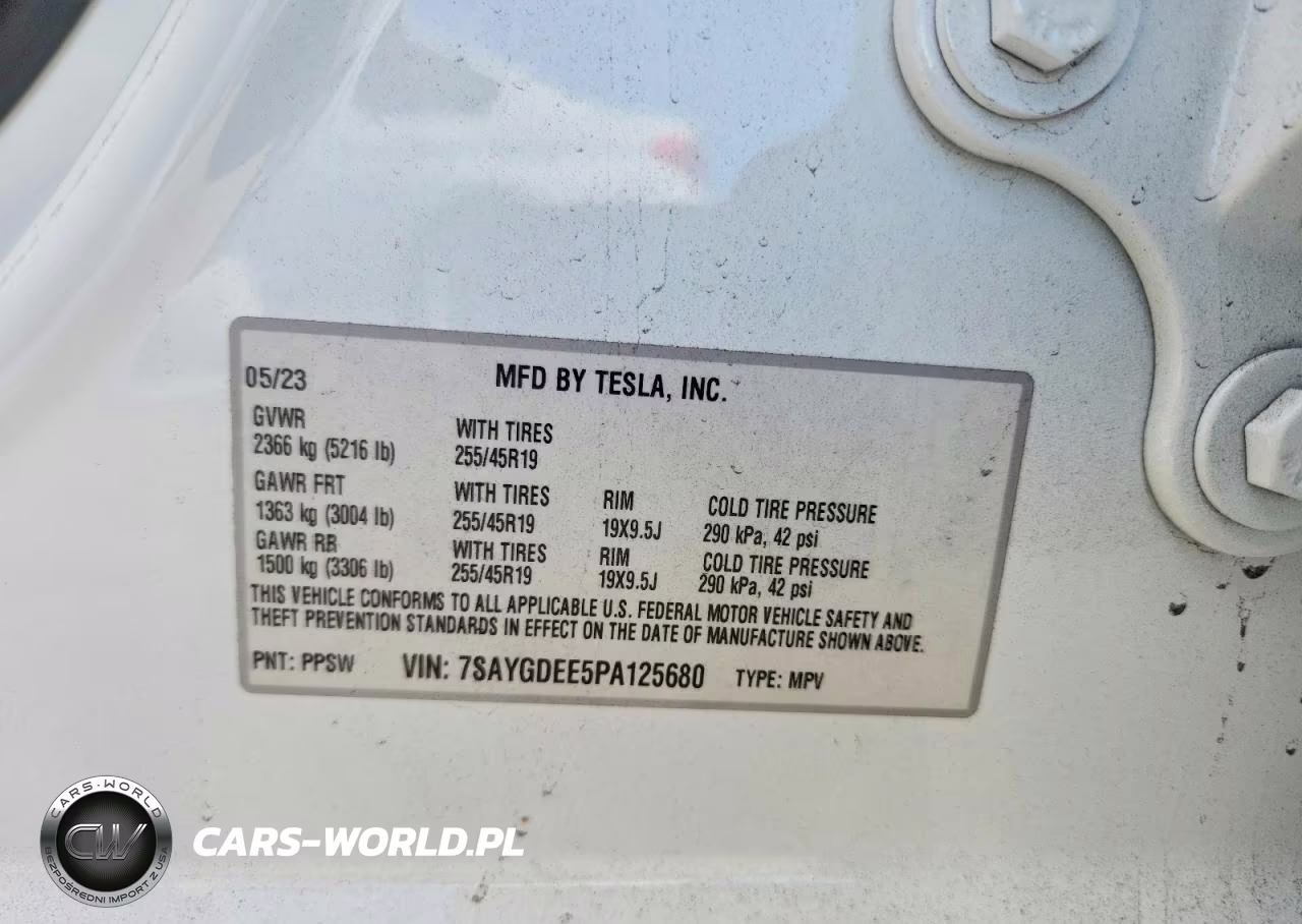 2023 Tesla Model Y VIN:7SAYGDEE5PA125680 - 12