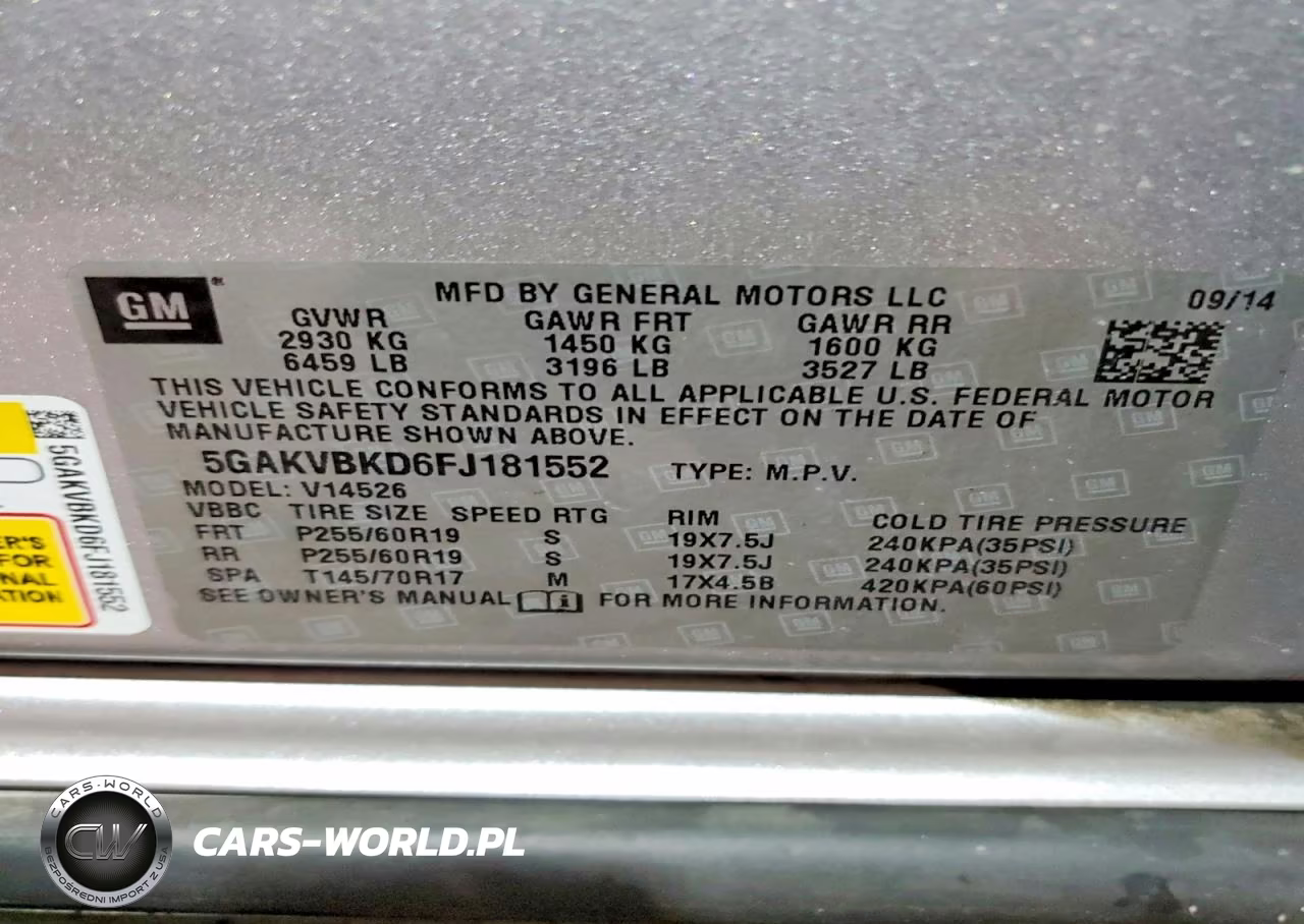 2015 Buick Enclave VIN:5GAKVBKD6FJ181552 - 13