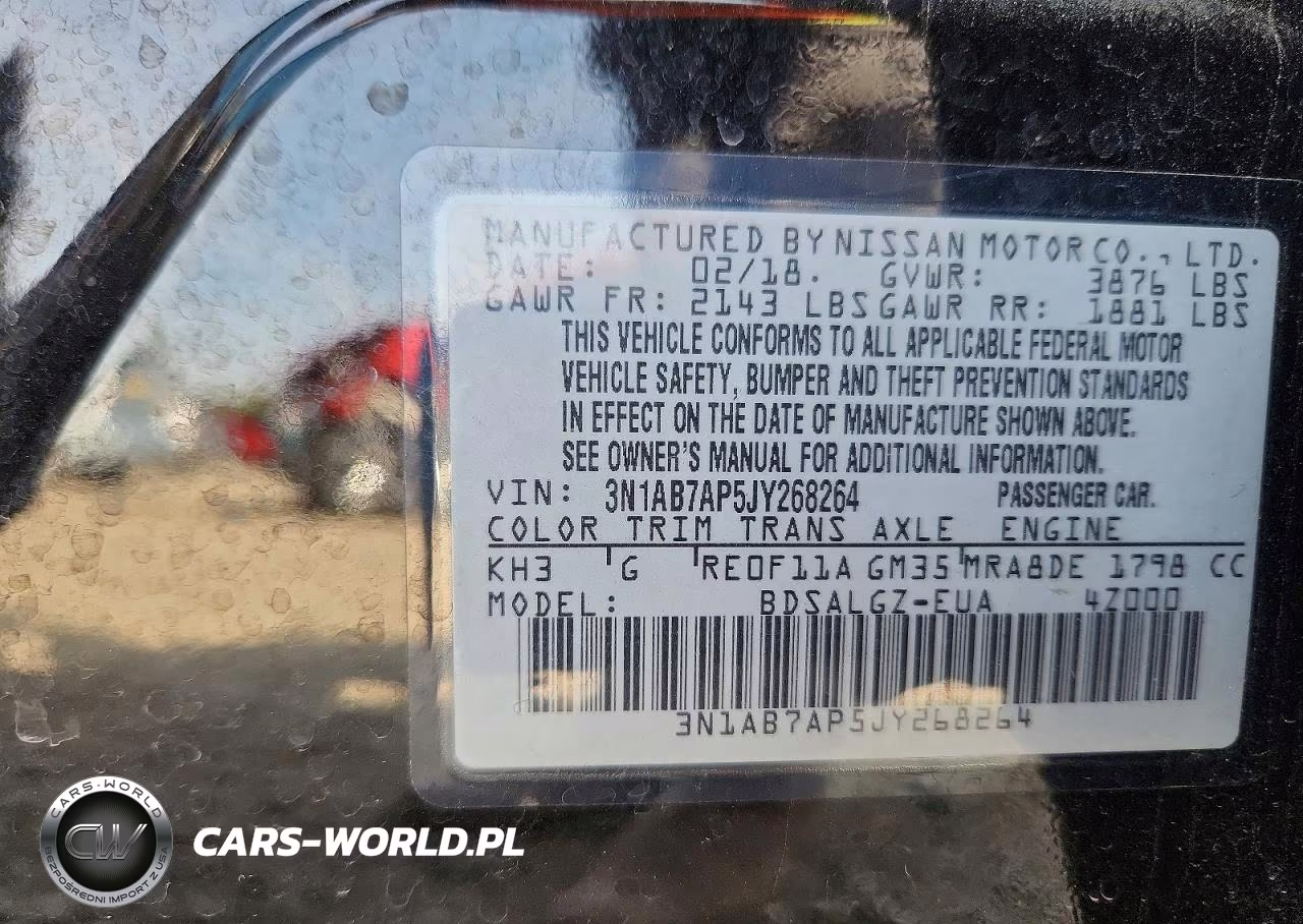 2018 Nissan Sentra Sl VIN:3N1AB7AP5JY268264 - 13